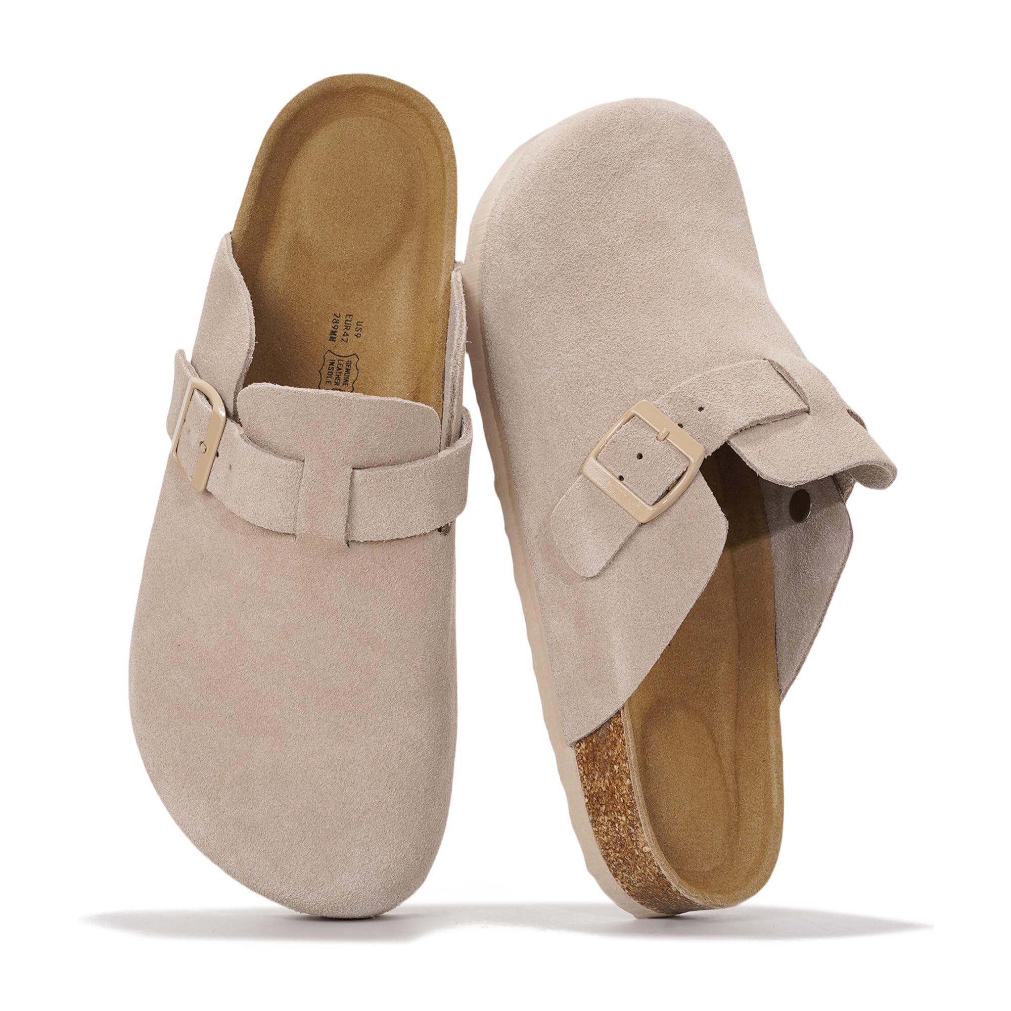 Project Cloud Men's Clogs | 100% Genuine Full Grain Leather | Memory Foam | Non-Slip | Brooklyn - Image 100