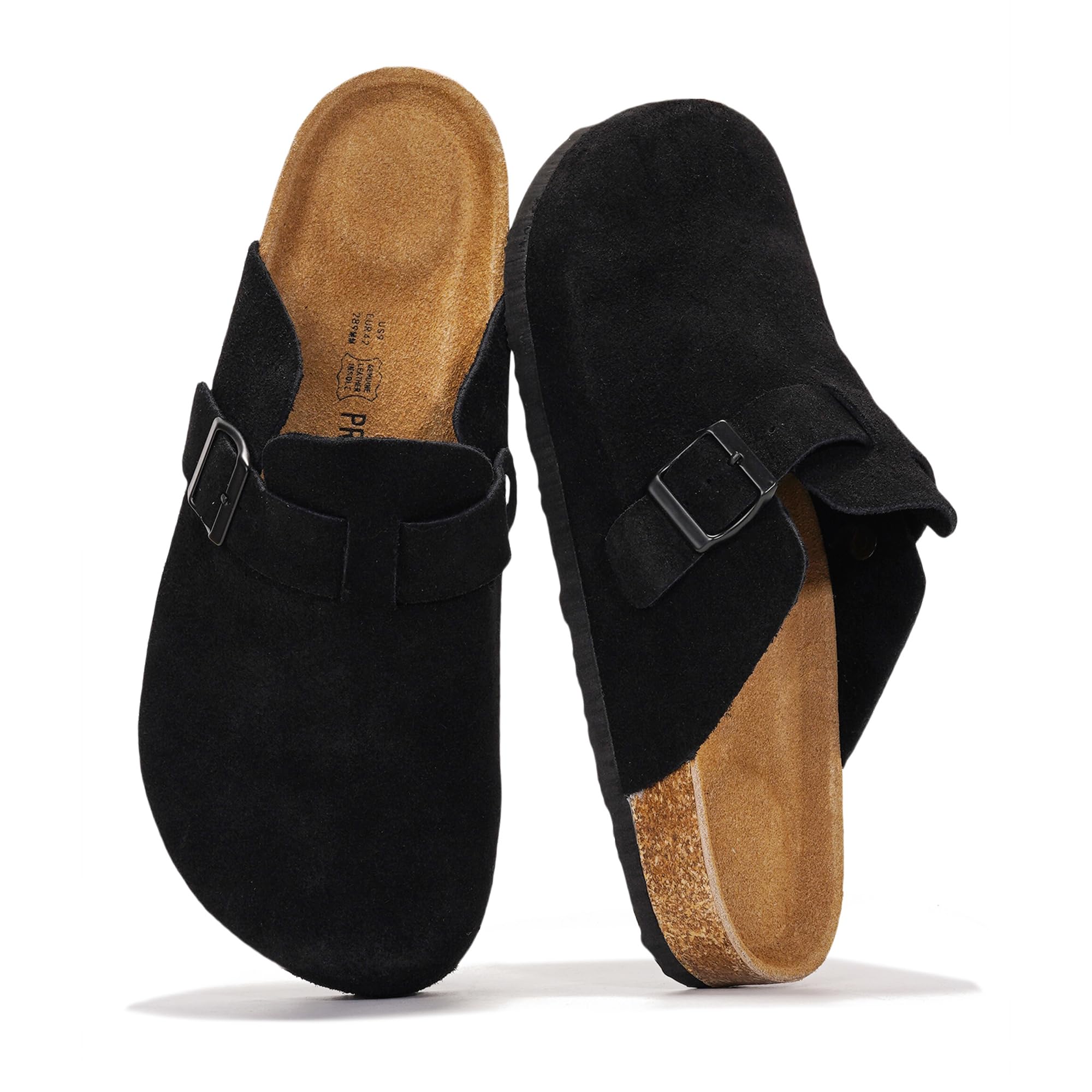 Project Cloud Men's Clogs | 100% Genuine Full Grain Leather | Memory Foam | Non-Slip | Brooklyn - Image 12