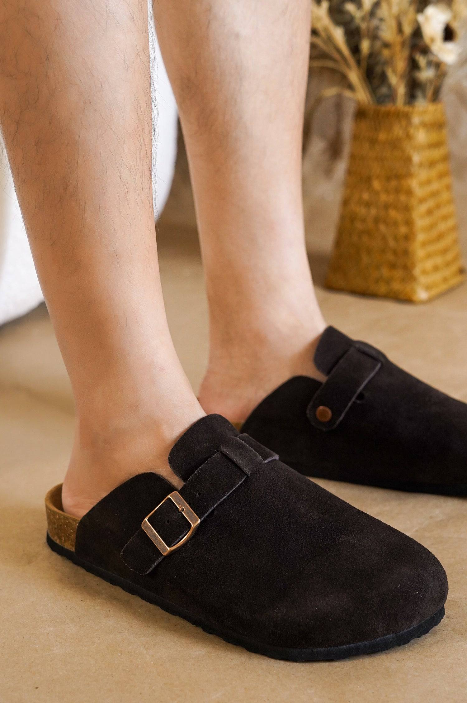 Project Cloud Men's Clogs | 100% Genuine Full Grain Leather | Memory Foam | Non-Slip | Brooklyn - Image 22