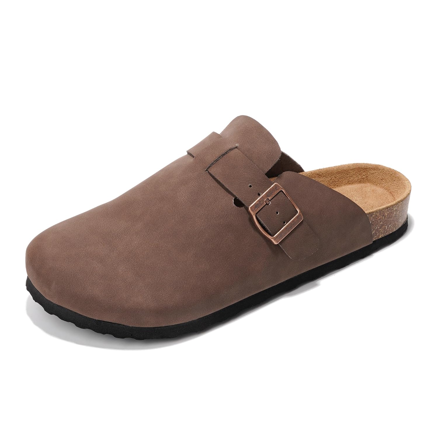 Project Cloud Men's Clogs | 100% Genuine Full Grain Leather | Memory Foam | Non-Slip | Brooklyn - Image 30