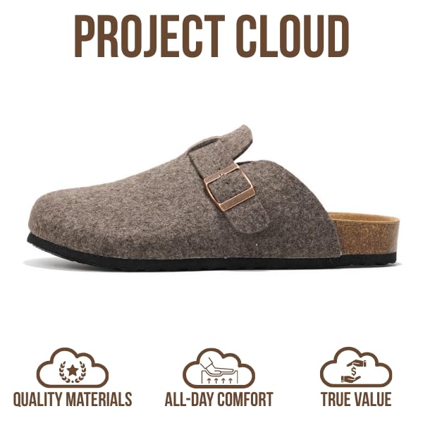 Project Cloud Men's Clogs | 100% Genuine Full Grain Leather | Memory Foam | Non-Slip | Brooklyn - Image 50