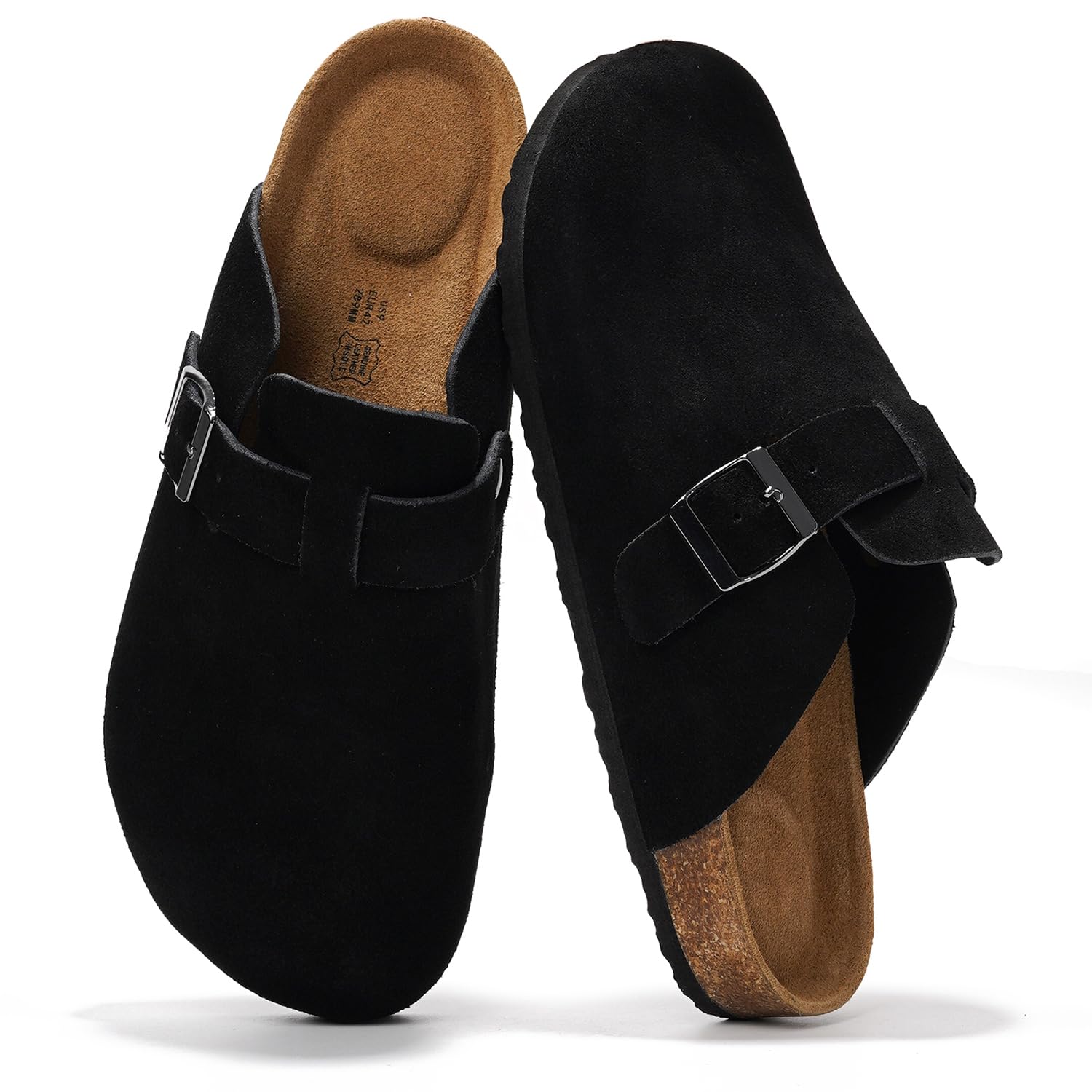 Project Cloud Men's Clogs | 100% Genuine Full Grain Leather | Memory Foam | Non-Slip | Brooklyn - Image 53