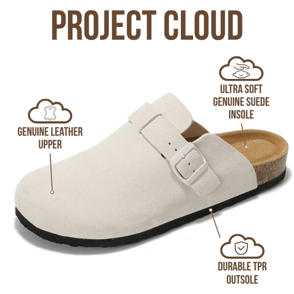 Project Cloud Men's Clogs | 100% Genuine Full Grain Leather | Memory Foam | Non-Slip | Brooklyn - Image 63