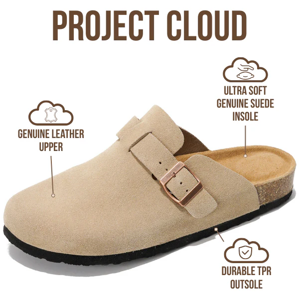 Project Cloud Men's Clogs | 100% Genuine Full Grain Leather | Memory Foam | Non-Slip | Brooklyn - Image 69