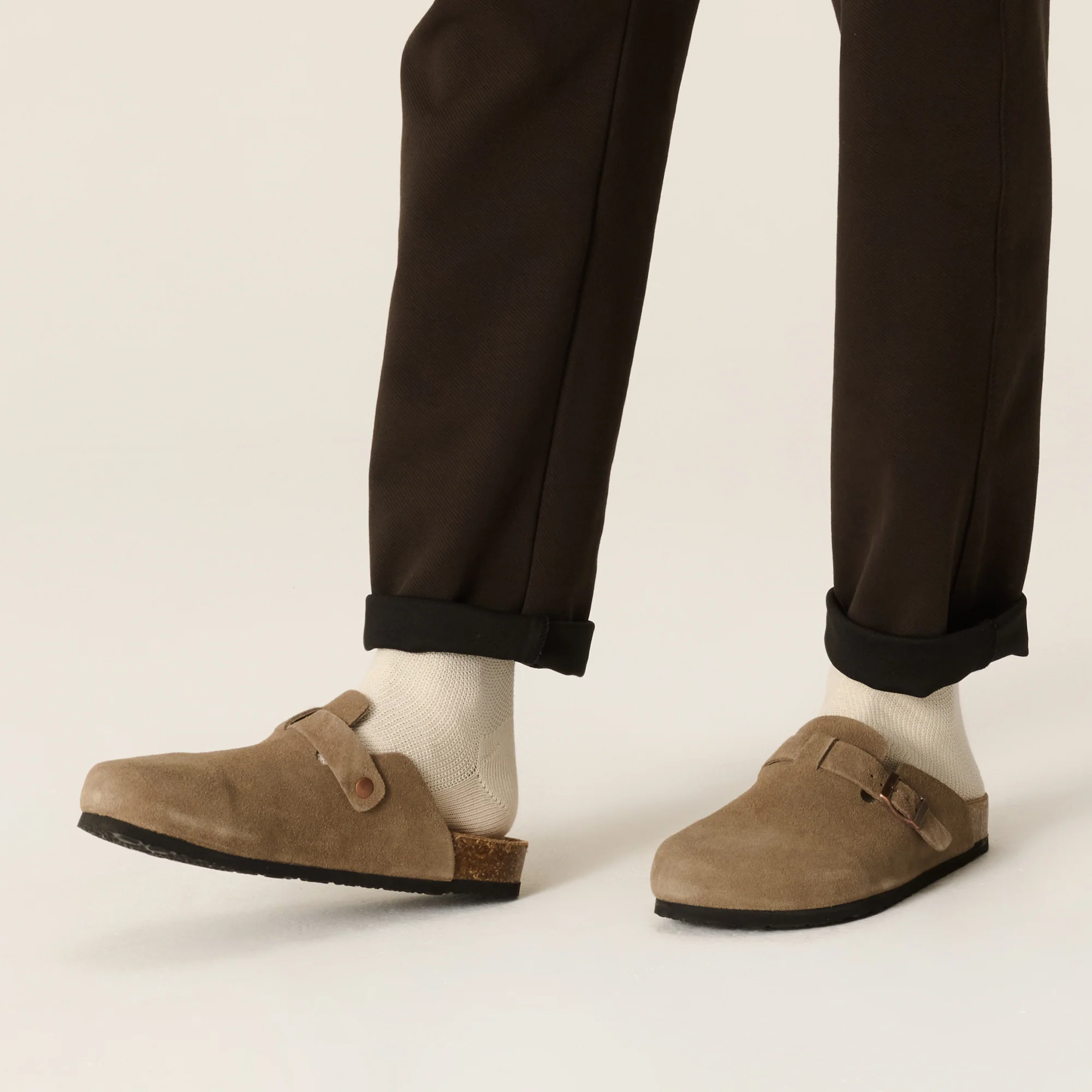 Project Cloud Men's Clogs | 100% Genuine Full Grain Leather | Memory Foam | Non-Slip | Brooklyn - Image 72