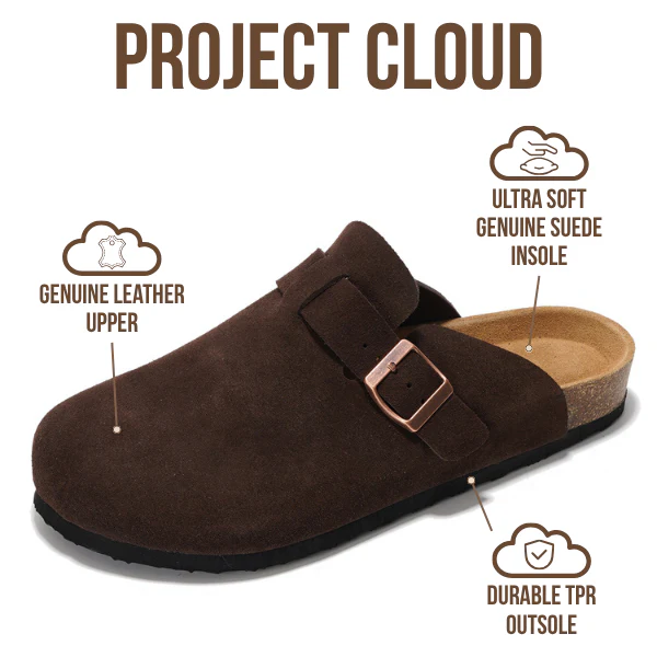 Project Cloud Men's Clogs | 100% Genuine Full Grain Leather | Memory Foam | Non-Slip | Brooklyn - Image 75