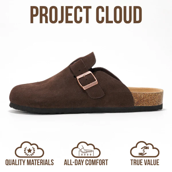 Project Cloud Men's Clogs | 100% Genuine Full Grain Leather | Memory Foam | Non-Slip | Brooklyn - Image 76