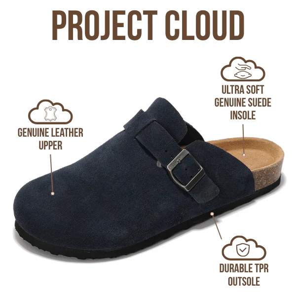 Project Cloud Men's Clogs | 100% Genuine Full Grain Leather | Memory Foam | Non-Slip | Brooklyn - Image 81