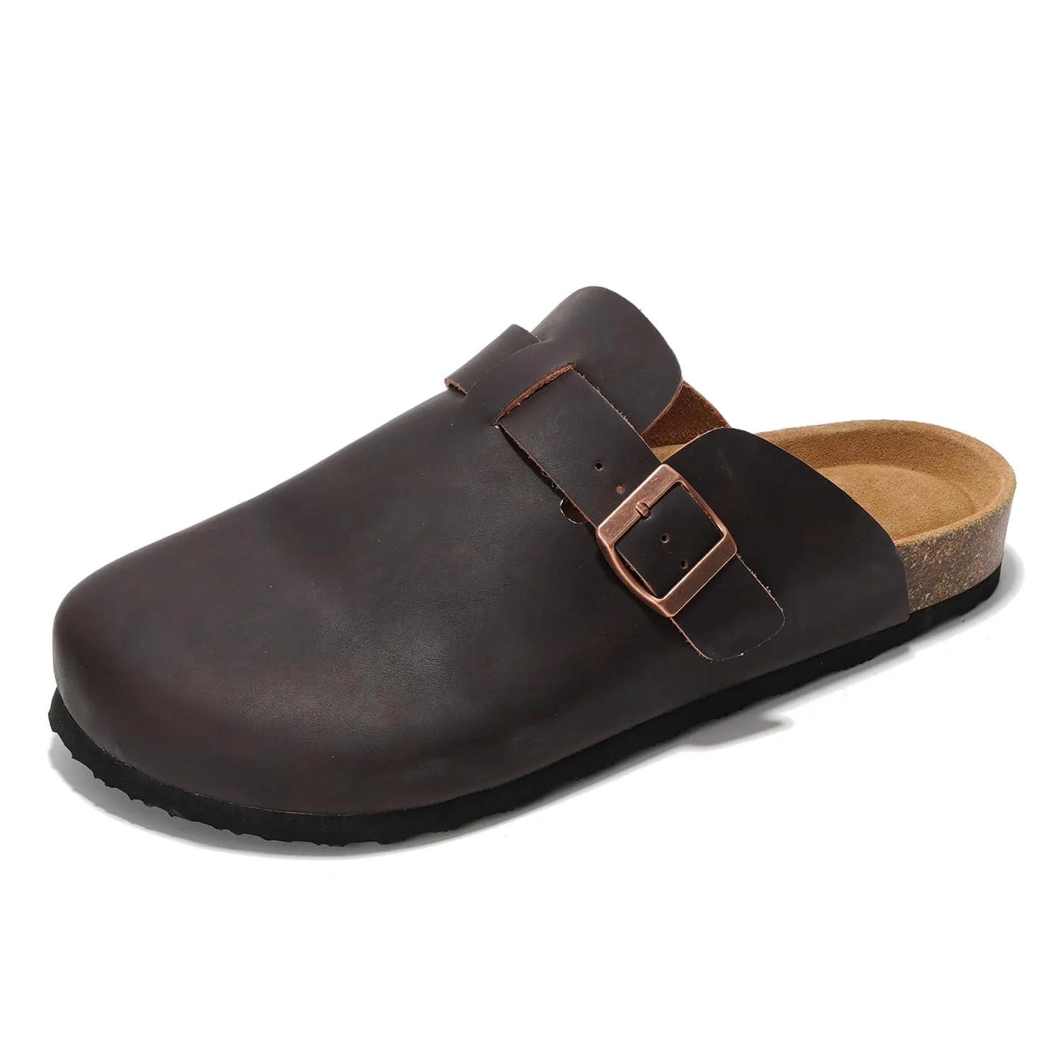 Project Cloud Men's Clogs | 100% Genuine Full Grain Leather | Memory Foam | Non-Slip | Brooklyn - Image 85