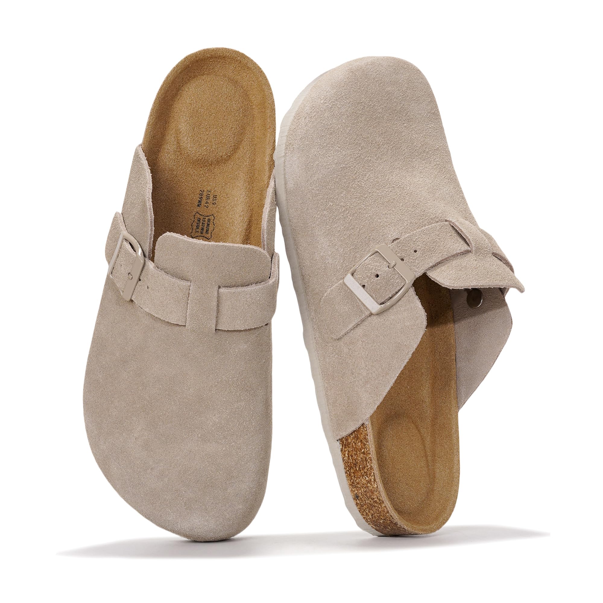 Project Cloud Men's Clogs | 100% Genuine Full Grain Leather | Memory Foam | Non-Slip | Brooklyn - Image 90