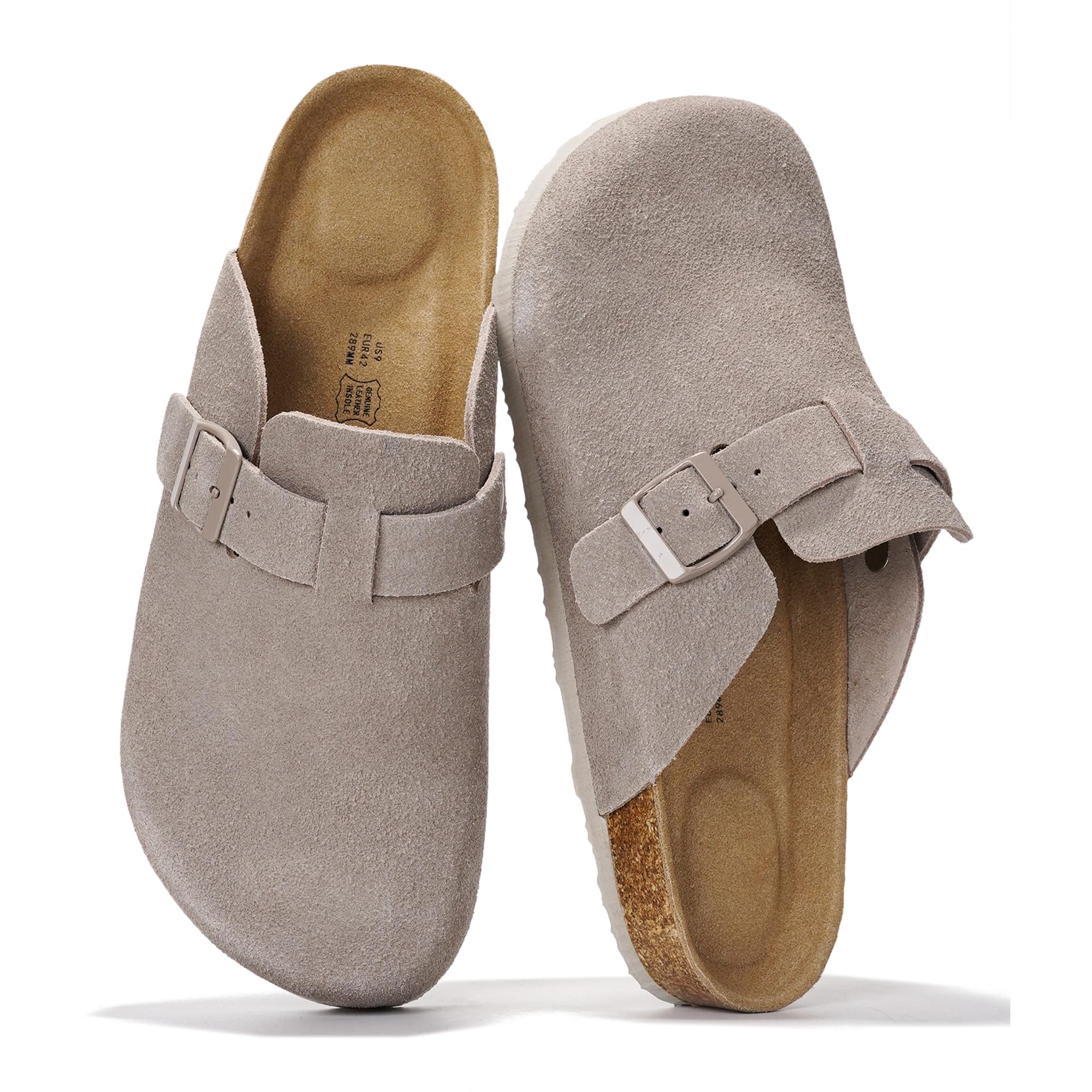 Project Cloud Men's Clogs | 100% Genuine Full Grain Leather | Memory Foam | Non-Slip | Brooklyn - Image 95