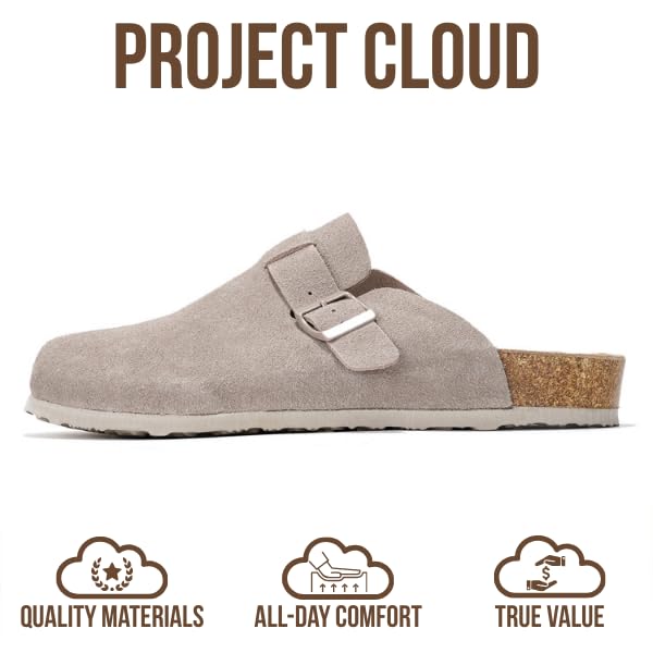 Project Cloud Men's Clogs | 100% Genuine Full Grain Leather | Memory Foam | Non-Slip | Brooklyn - Image 98