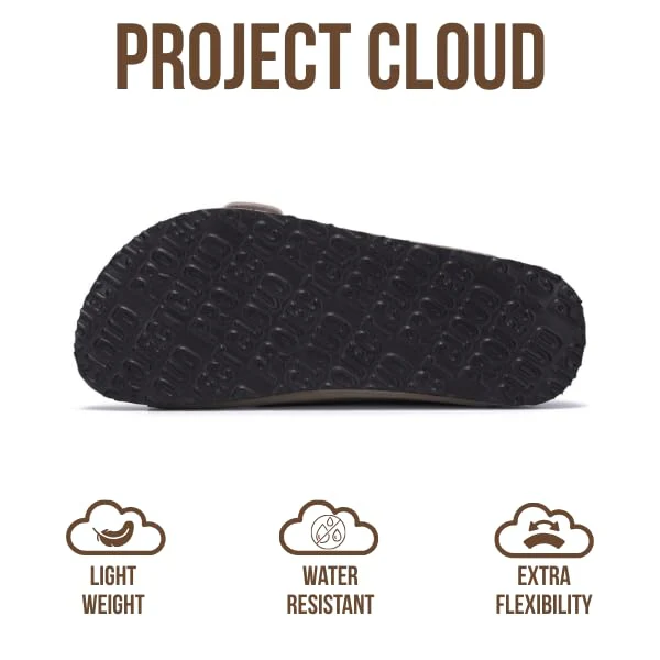 Project Cloud Women's | 100% Genuine Leather Women Flat Sandals | ProjectPlush | Lightweight | Non-Slip - Santorini - Image 11