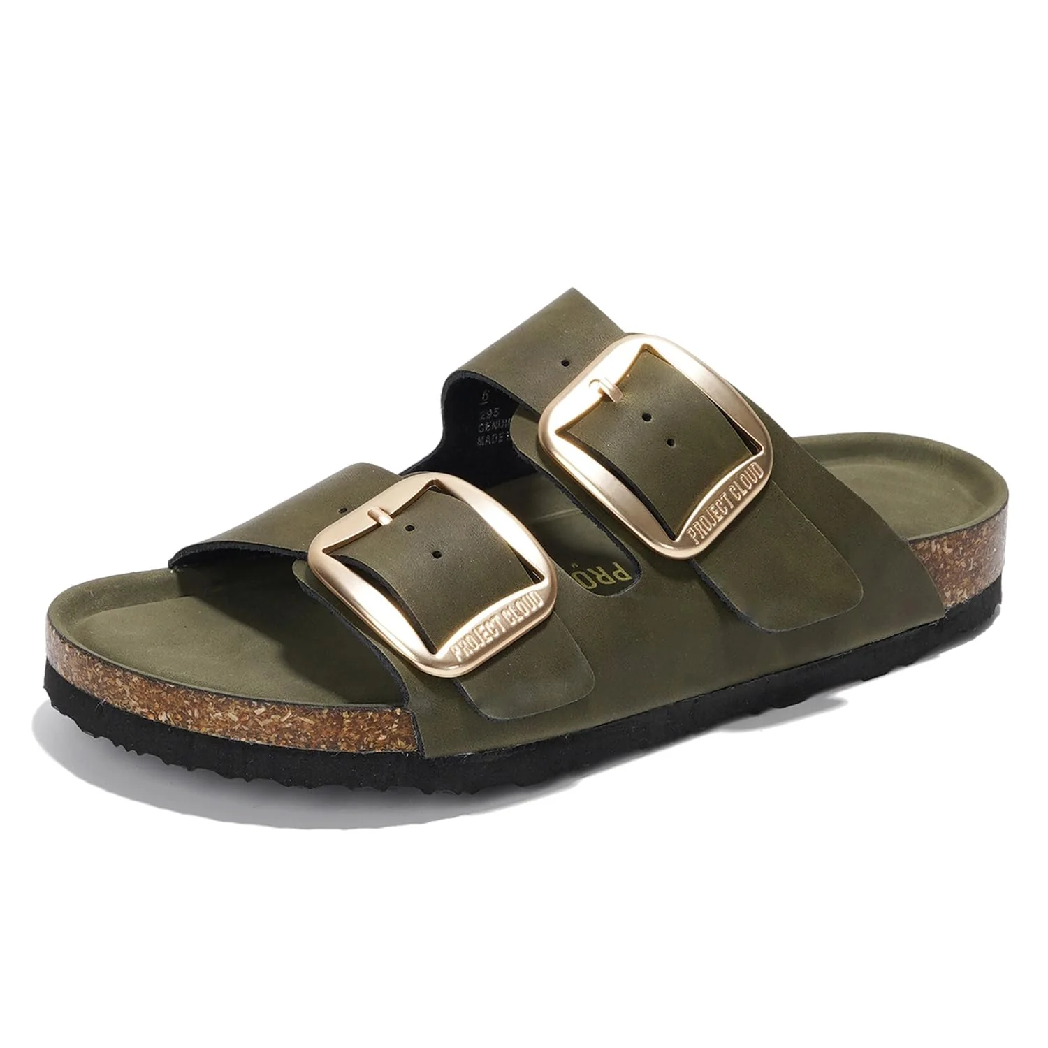 Project Cloud Women's | 100% Genuine Leather Women Flat Sandals | ProjectPlush | Lightweight | Non-Slip - Santorini - Image 13