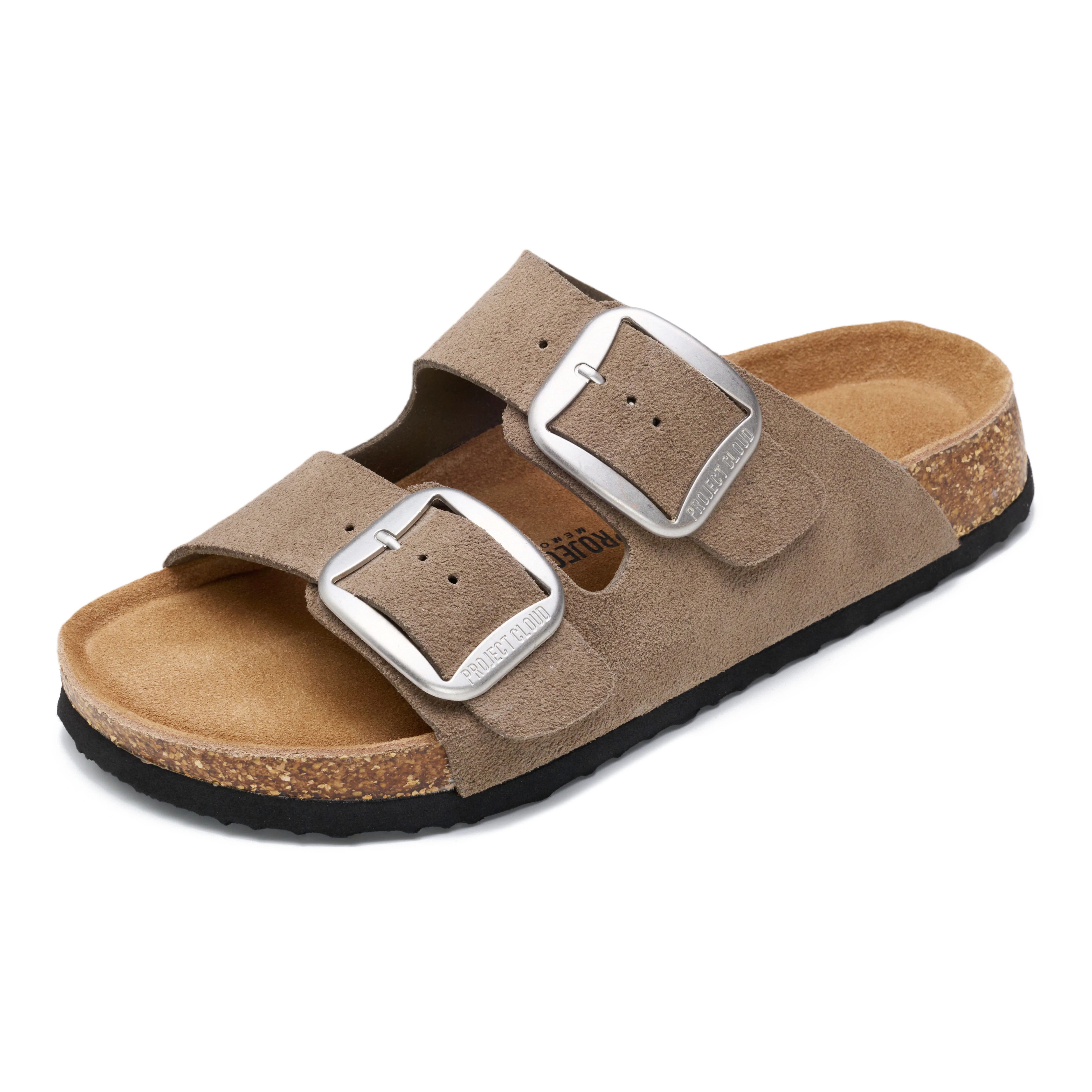 Project Cloud Women's | 100% Genuine Leather Women Flat Sandals | ProjectPlush | Lightweight | Non-Slip - Santorini - Image 131