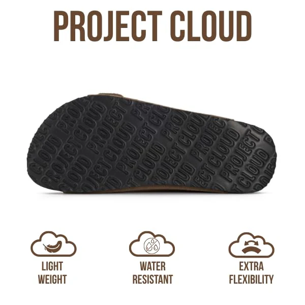 Project Cloud Women's | 100% Genuine Leather Women Flat Sandals | ProjectPlush | Lightweight | Non-Slip - Santorini - Image 134