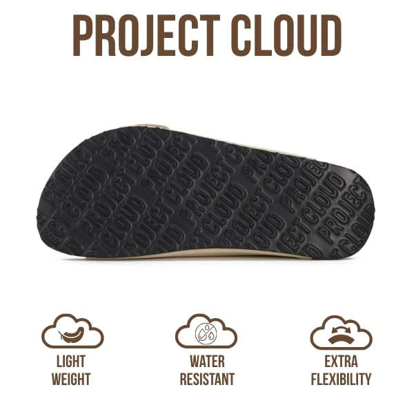 Project Cloud Women's | 100% Genuine Leather Women Flat Sandals | ProjectPlush | Lightweight | Non-Slip - Santorini - Image 144