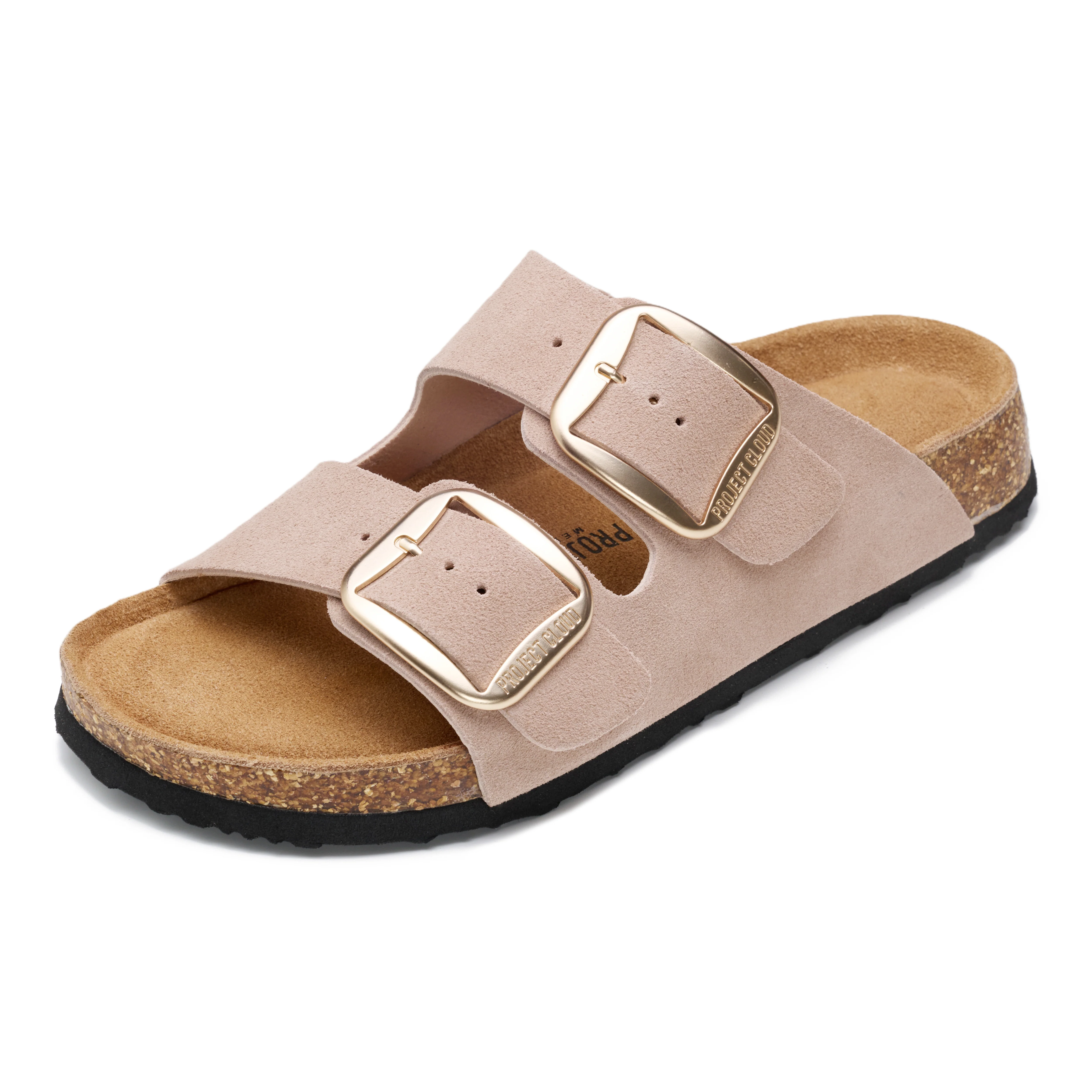 Project Cloud Women's | 100% Genuine Leather Women Flat Sandals | ProjectPlush | Lightweight | Non-Slip - Santorini - Image 146
