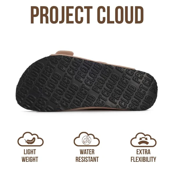 Project Cloud Women's | 100% Genuine Leather Women Flat Sandals | ProjectPlush | Lightweight | Non-Slip - Santorini - Image 149