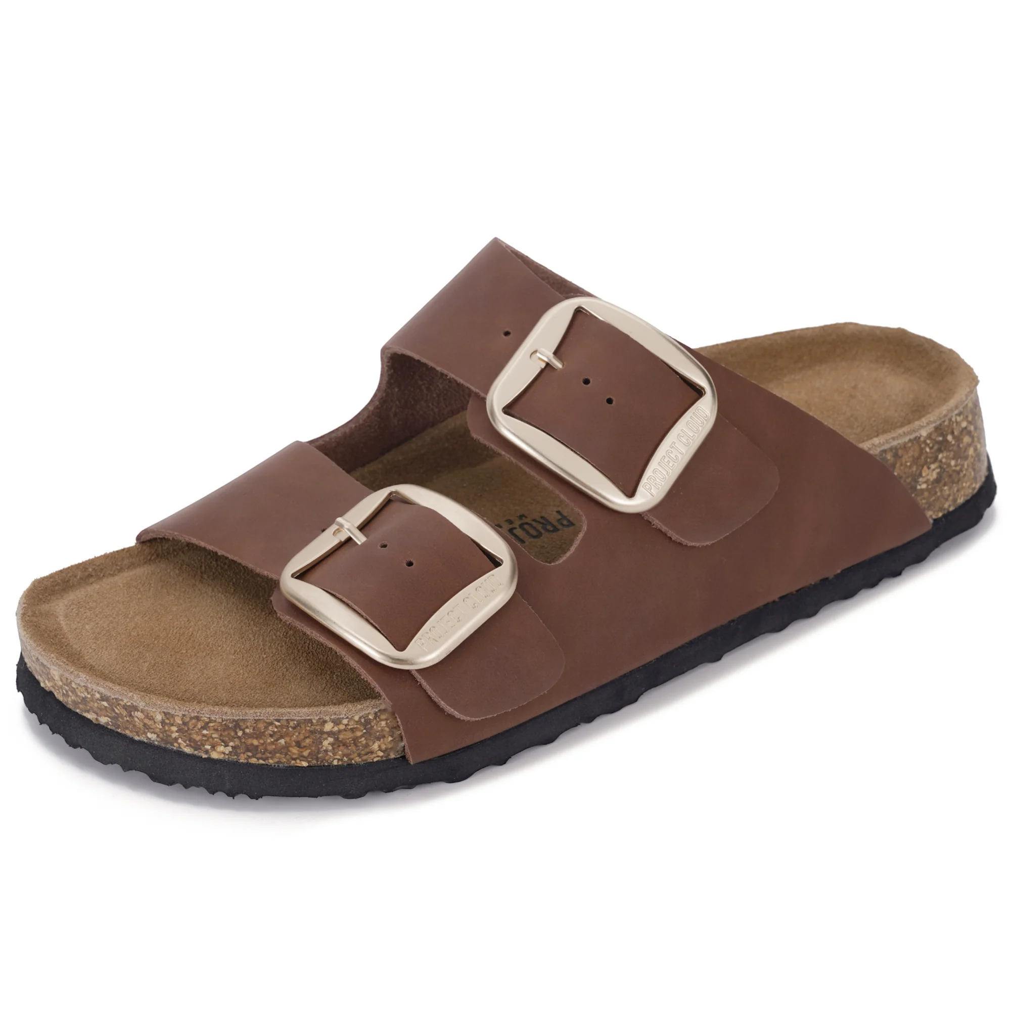 Project Cloud Women's | 100% Genuine Leather Women Flat Sandals | ProjectPlush | Lightweight | Non-Slip - Santorini - Image 152