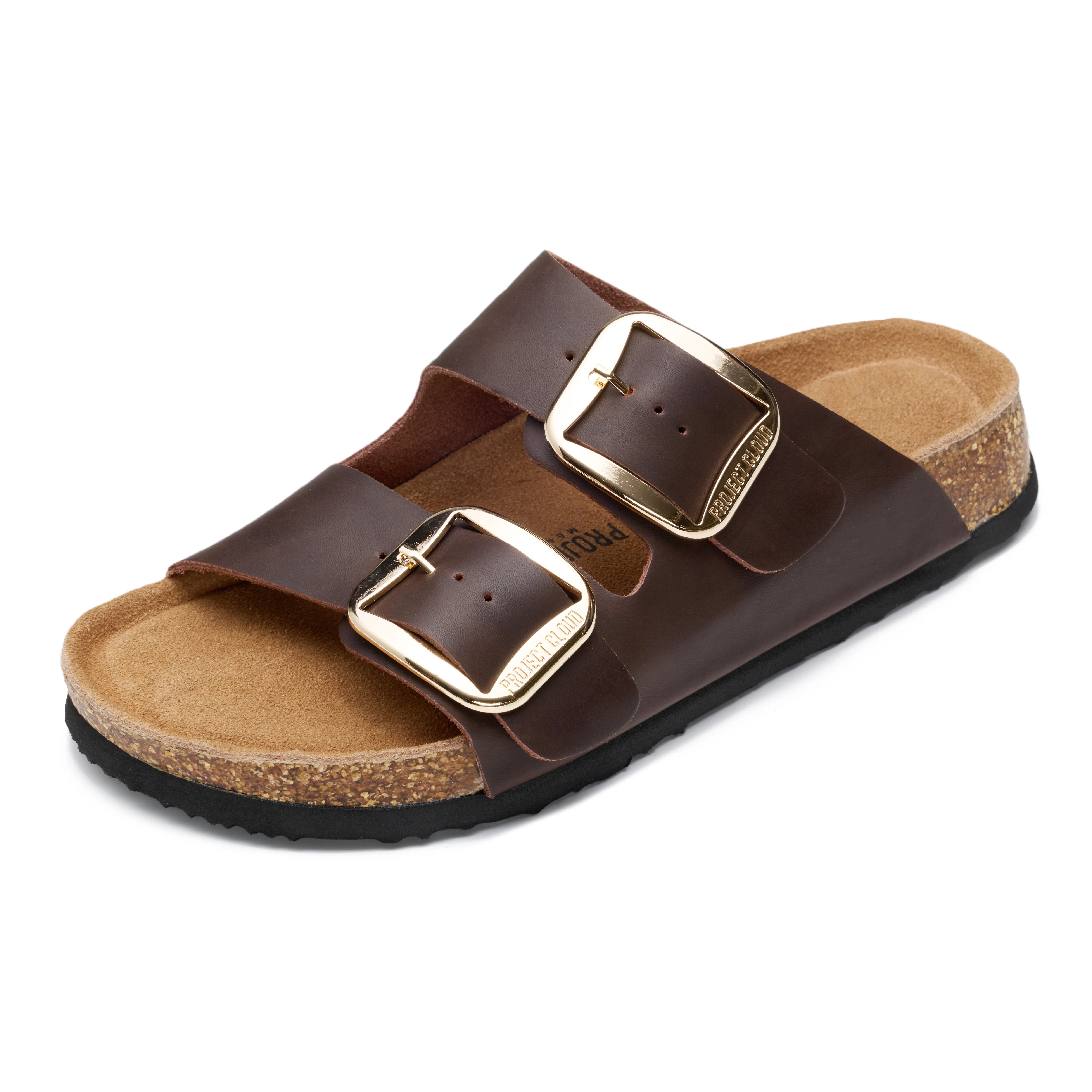 Project Cloud Women's | 100% Genuine Leather Women Flat Sandals | ProjectPlush | Lightweight | Non-Slip - Santorini - Image 158