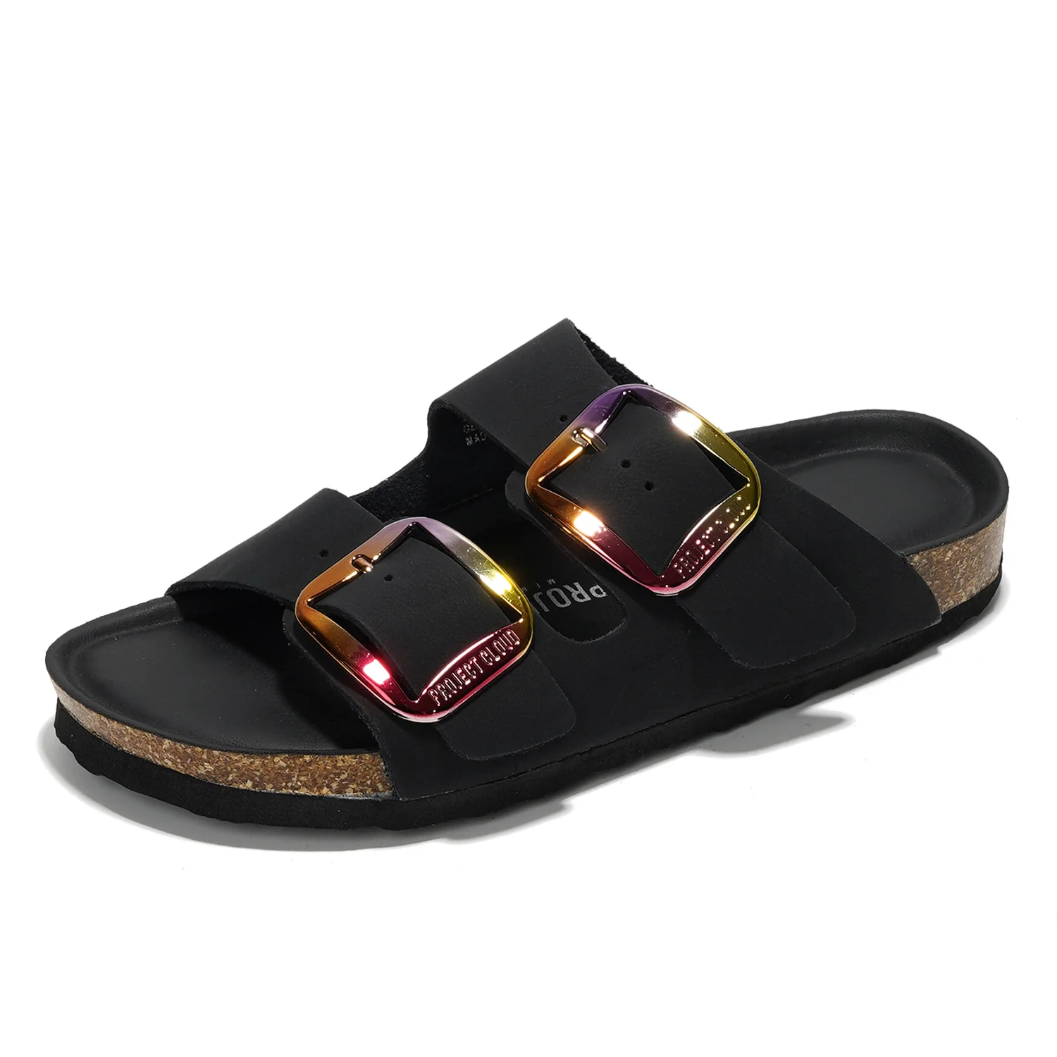 Project Cloud Women's | 100% Genuine Leather Women Flat Sandals | ProjectPlush | Lightweight | Non-Slip - Santorini - Image 163
