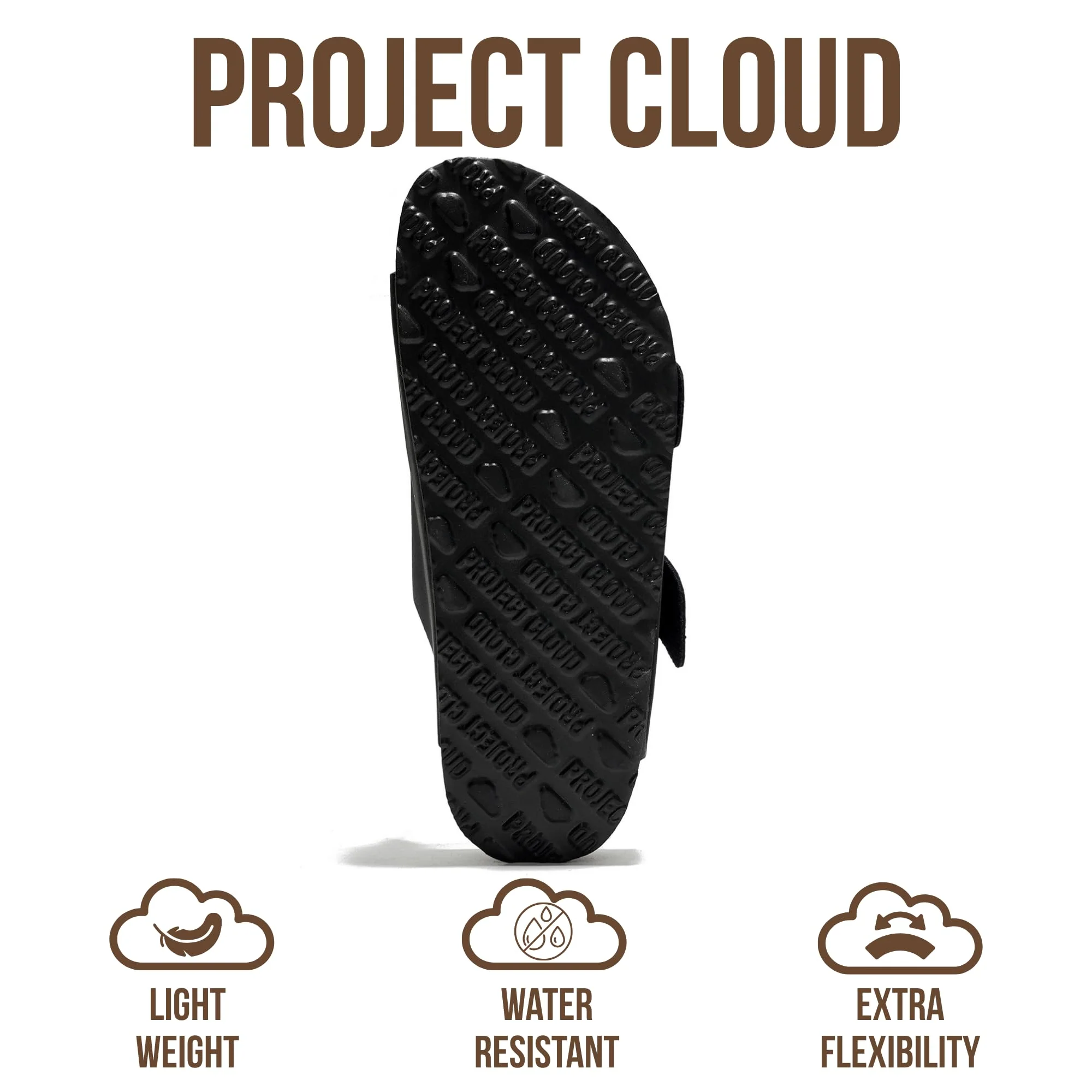 Project Cloud Women's | 100% Genuine Leather Women Flat Sandals | ProjectPlush | Lightweight | Non-Slip - Santorini - Image 166
