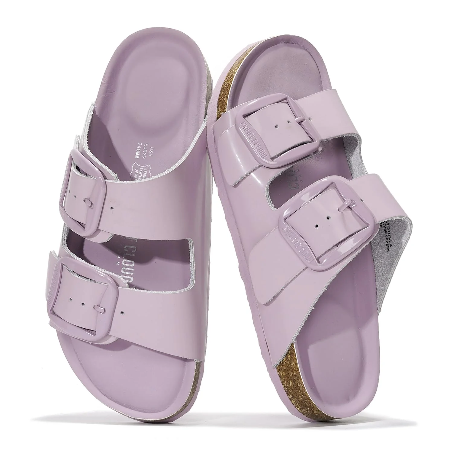 Project Cloud Women's | 100% Genuine Leather Women Flat Sandals | ProjectPlush | Lightweight | Non-Slip - Santorini - Image 43