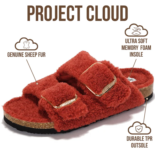 Project Cloud Women's | 100% Genuine Leather Women Flat Sandals | ProjectPlush | Lightweight | Non-Slip - Santorini - Image 58