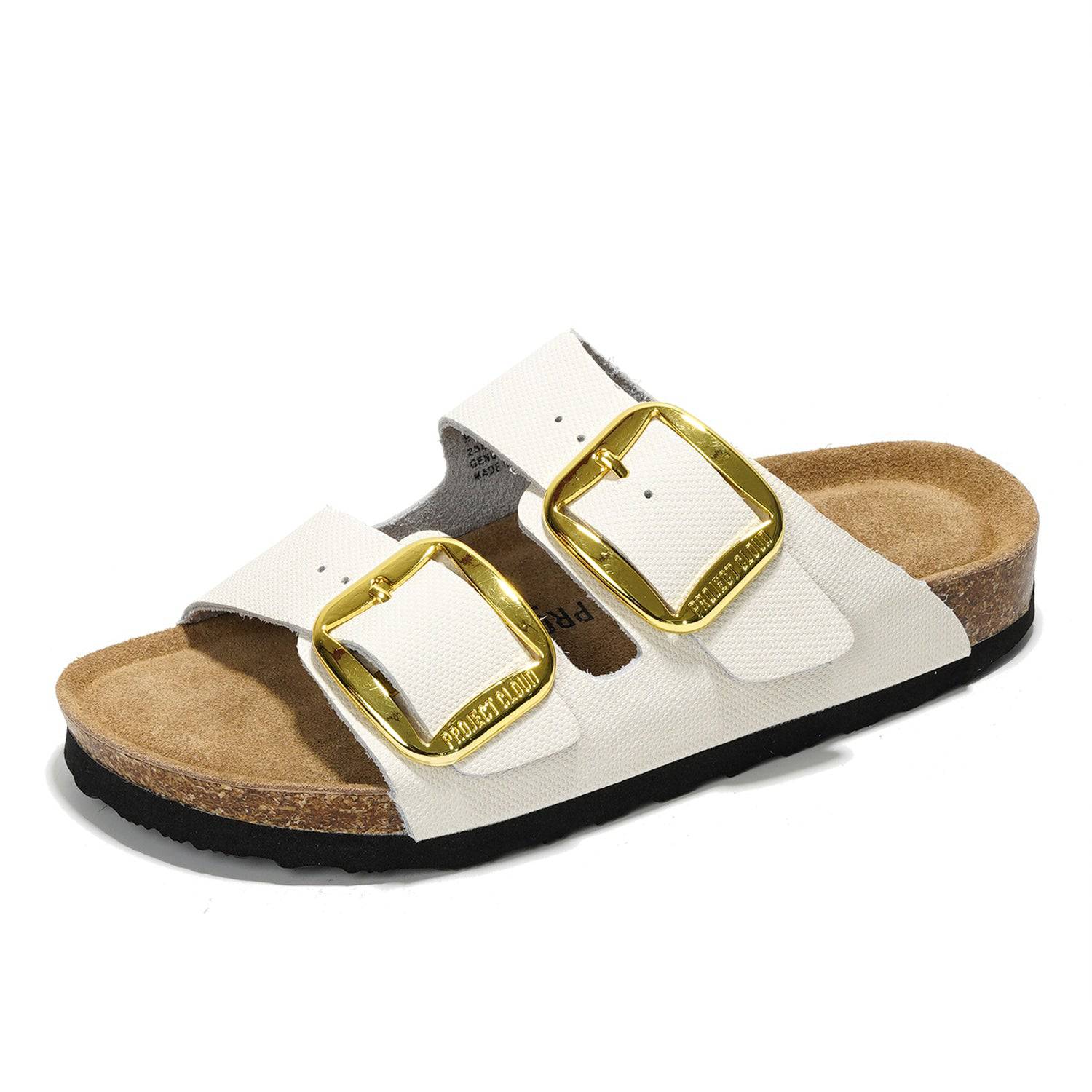 Project Cloud Women's | 100% Genuine Leather Women Flat Sandals | ProjectPlush | Lightweight | Non-Slip - Santorini - Image 62