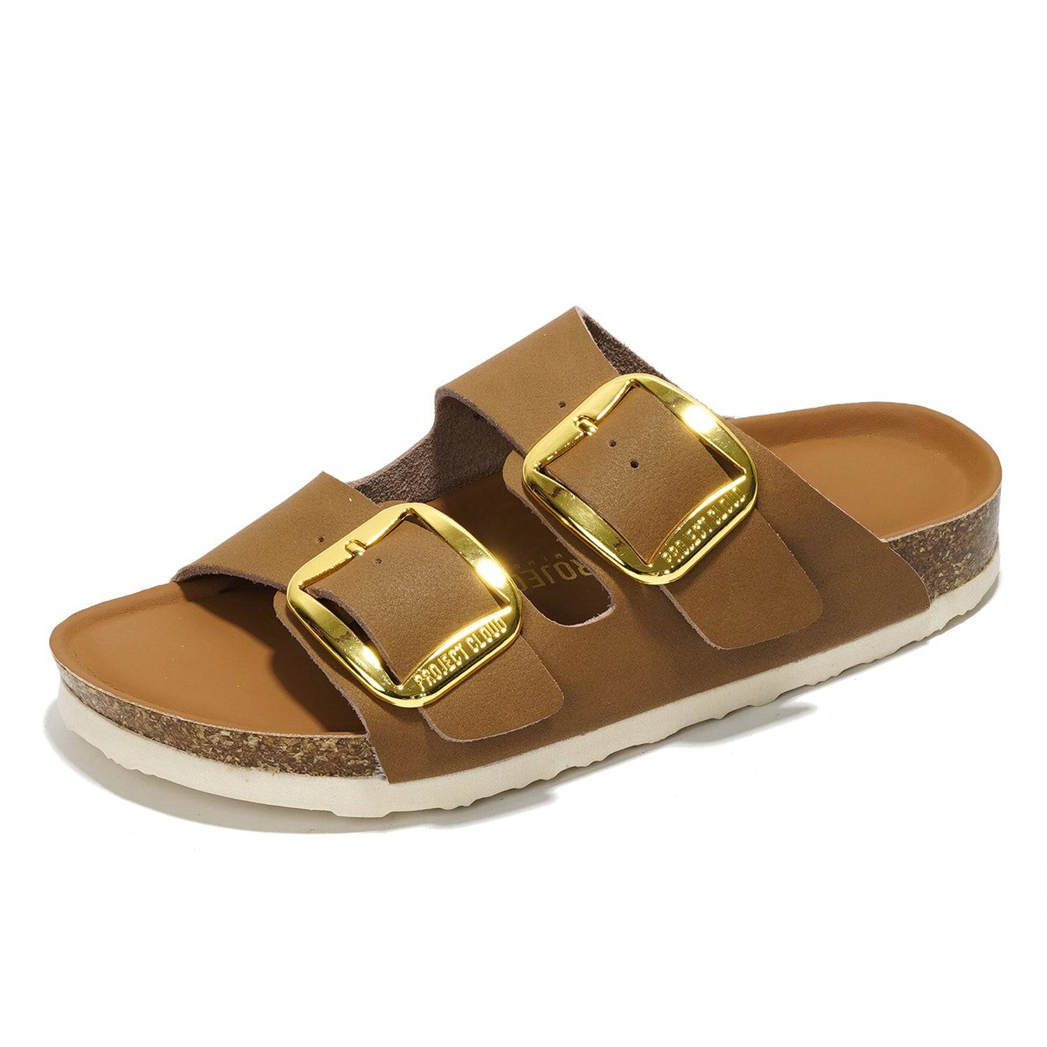 Project Cloud Women's | 100% Genuine Leather Women Flat Sandals | ProjectPlush | Lightweight | Non-Slip - Santorini - Image 68