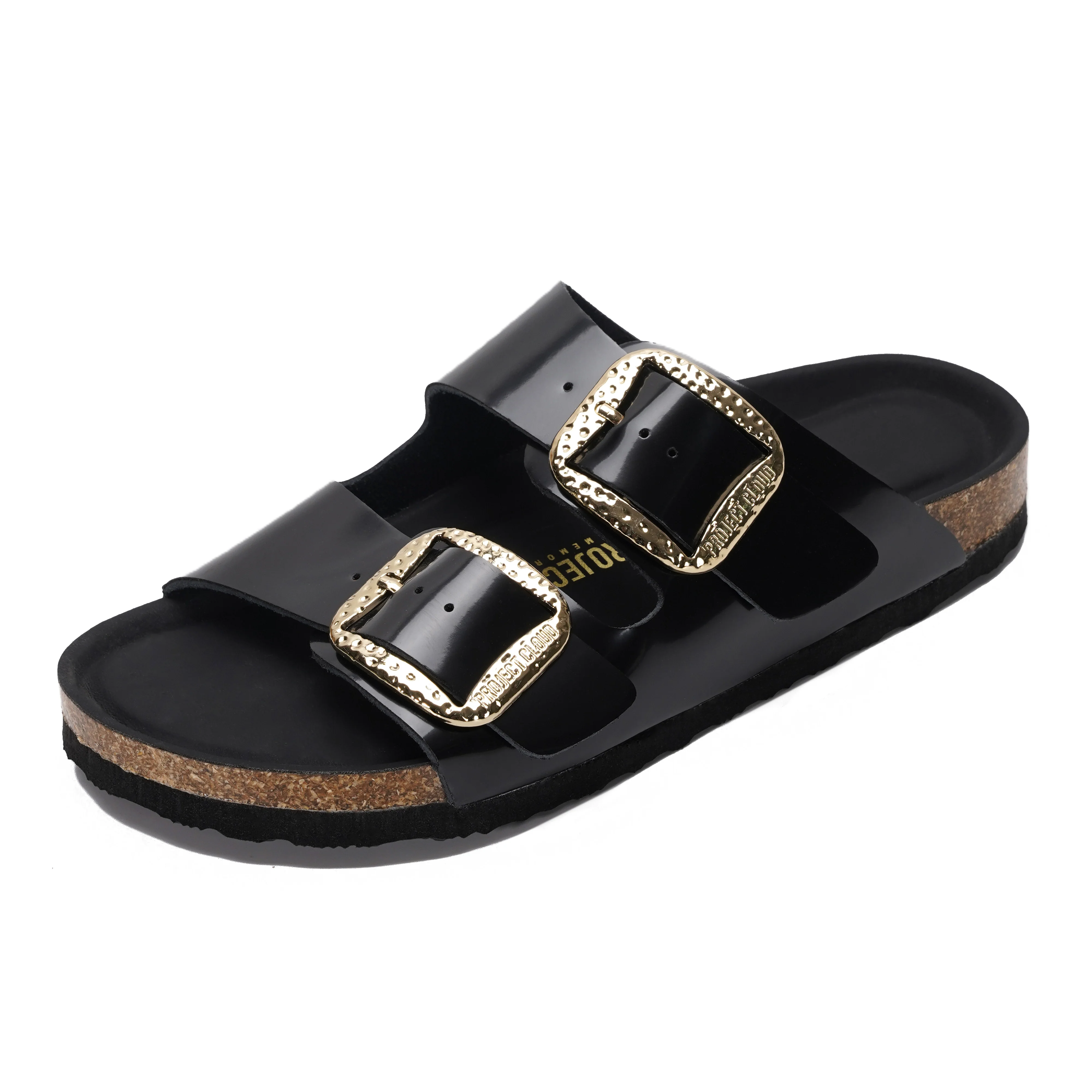 Project Cloud Women's | 100% Genuine Leather Women Flat Sandals | ProjectPlush | Lightweight | Non-Slip - Santorini - Image 74