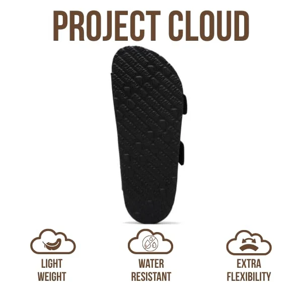 Project Cloud Women's | 100% Genuine Leather Women Flat Sandals | ProjectPlush | Lightweight | Non-Slip - Santorini - Image 77