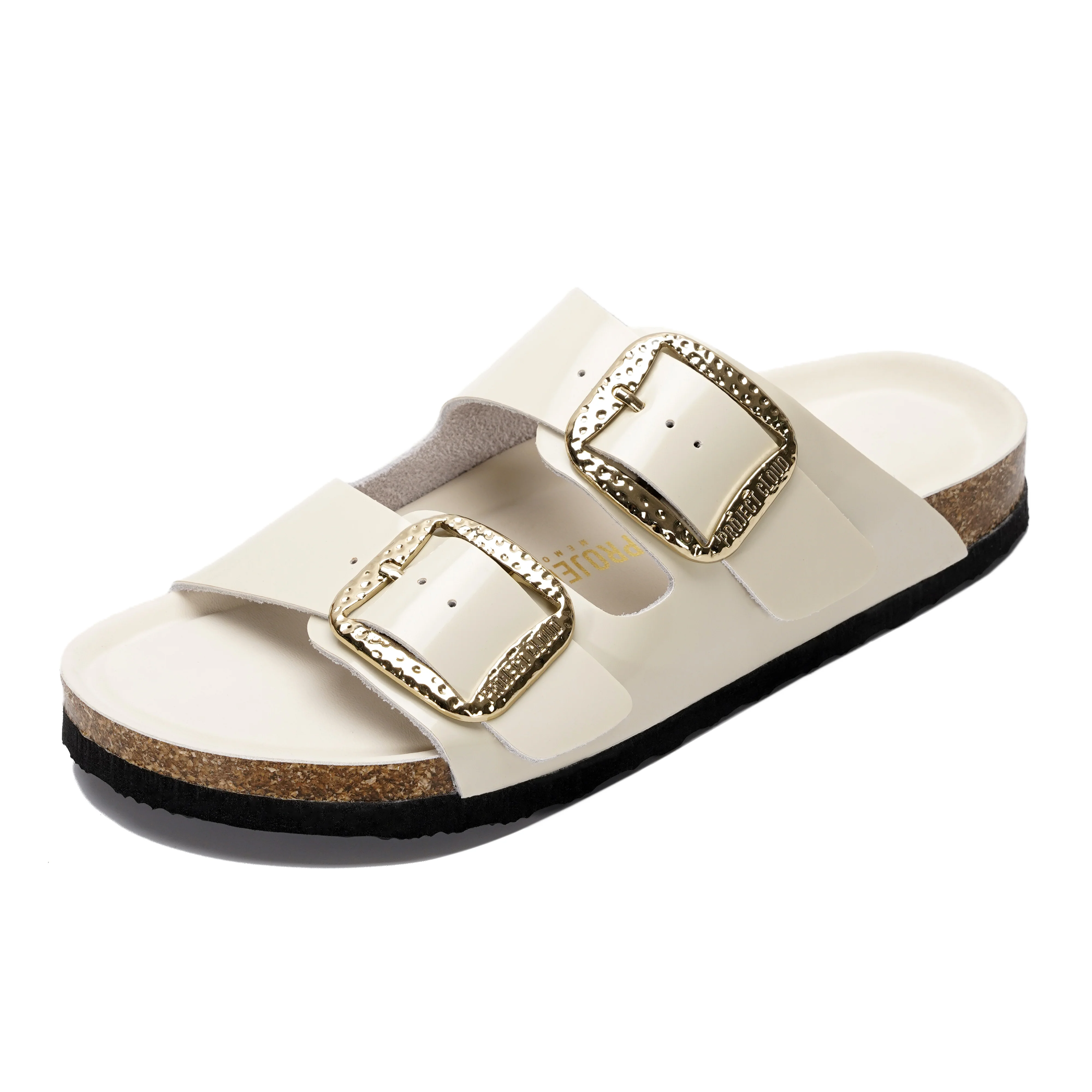 Project Cloud Women's | 100% Genuine Leather Women Flat Sandals | ProjectPlush | Lightweight | Non-Slip - Santorini - Image 79