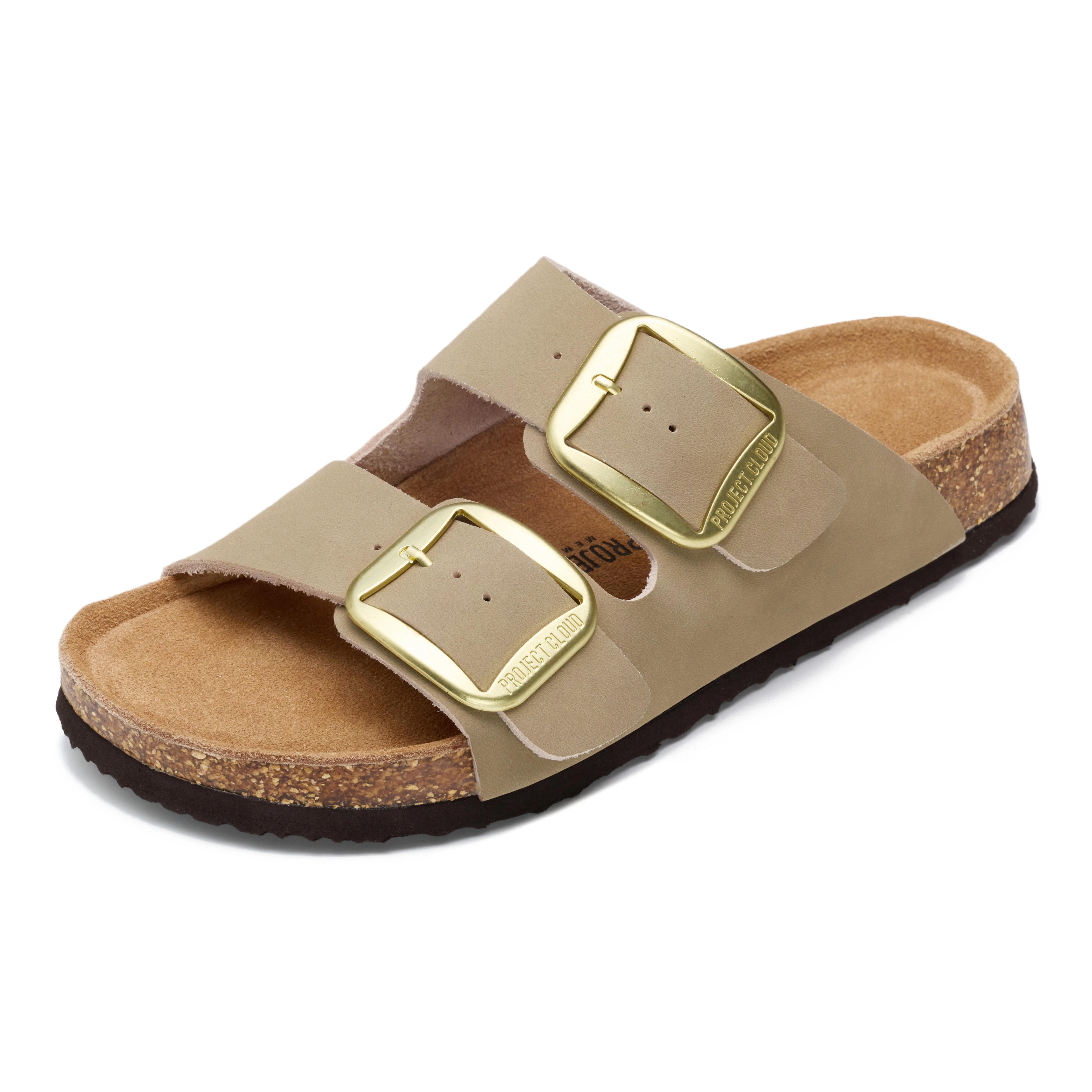 Project Cloud Women's | 100% Genuine Leather Women Flat Sandals | ProjectPlush | Lightweight | Non-Slip - Santorini - Image 8