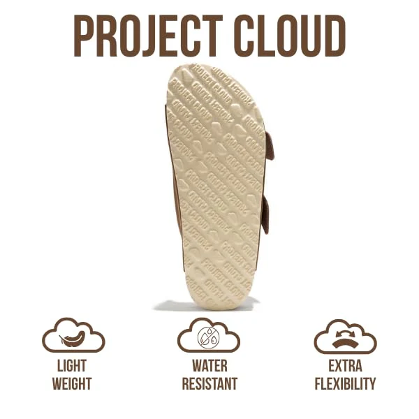 Project Cloud Women's | 100% Genuine Leather Women Flat Sandals | ProjectPlush | Lightweight | Non-Slip - Santorini - Image 92