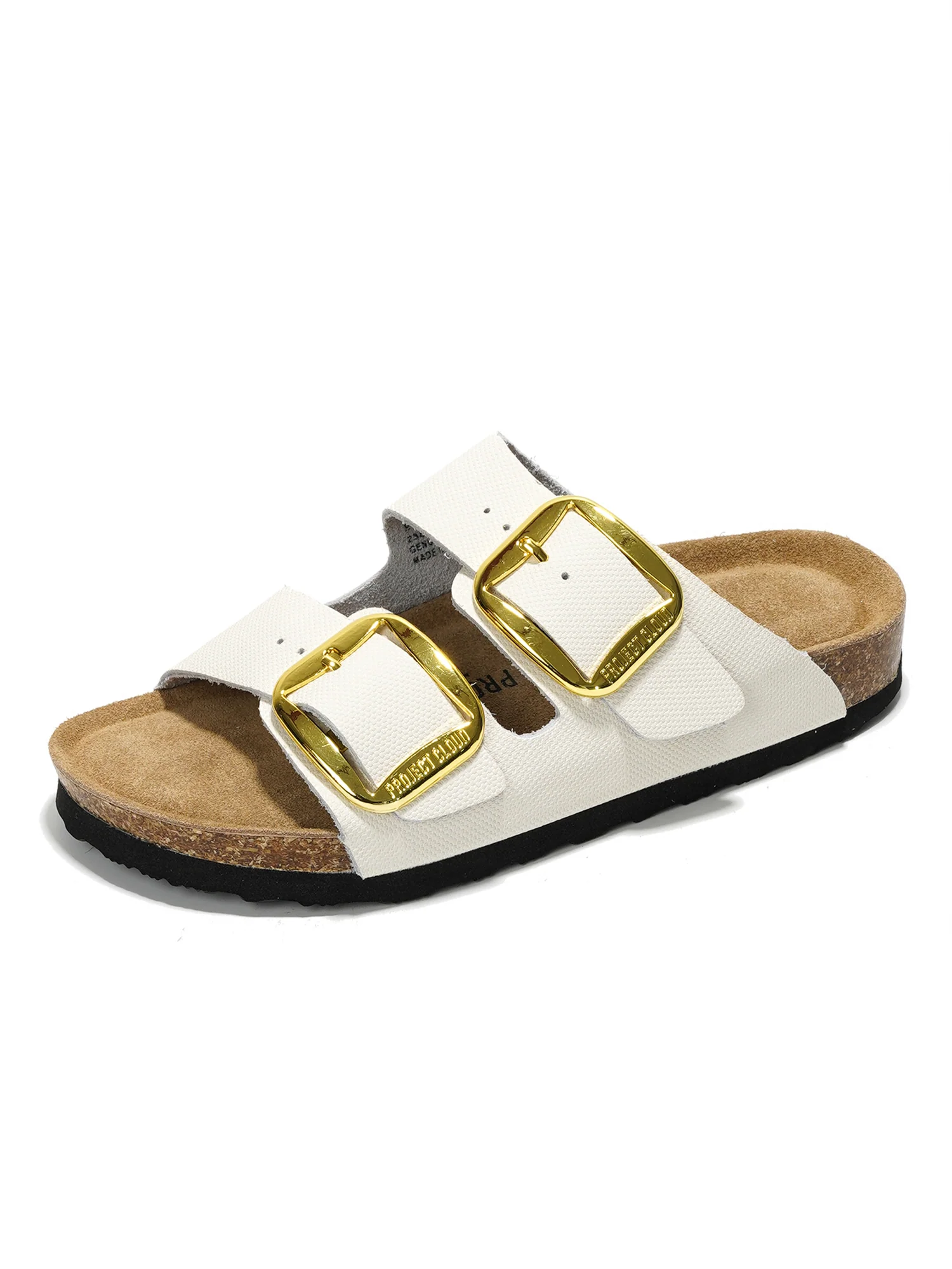 Project Cloud Women's | 100% Genuine Leather Women Flat Sandals | ProjectPlush | Lightweight | Non-Slip - Santorini - Image 94