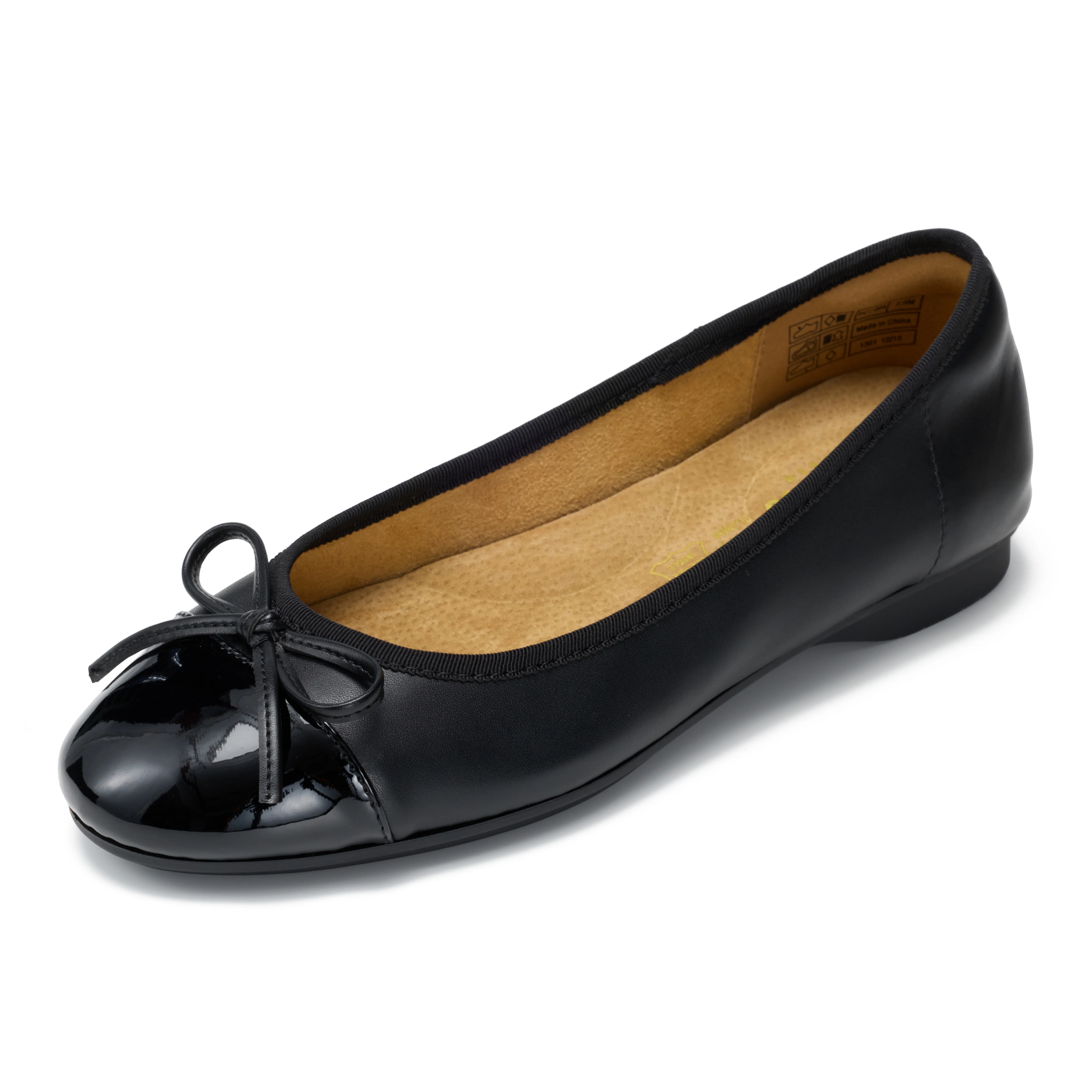Project Cloud Women's | Genuine Leather Insole Womens Ballet Flats | Memory Foam | Lightweight | Non-Slip - Ashley - Image 12