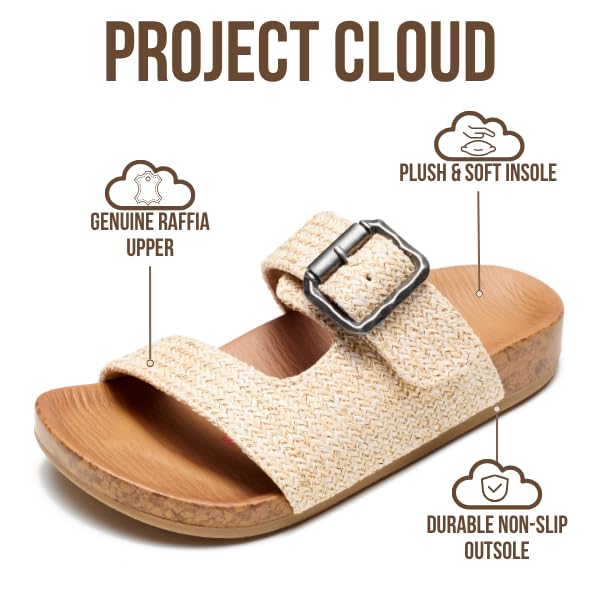 Project Cloud Kids | Girls Slide Summer Sandals | Plush & Soft Insole | Lightweight | Non-Slip - Balanced Kids - Image 3