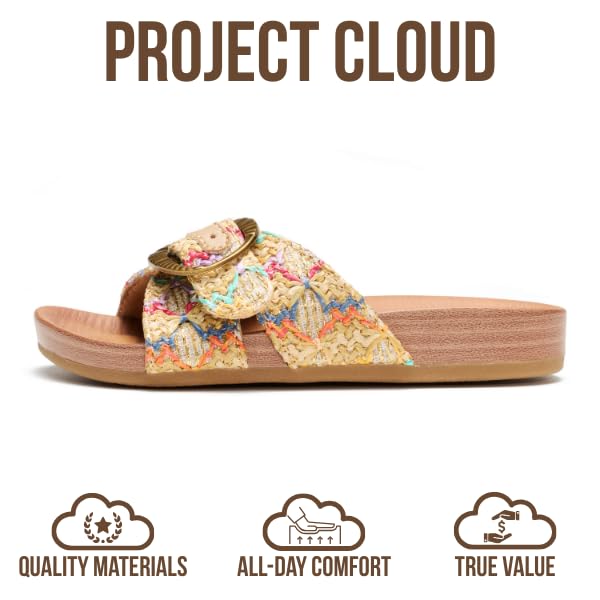 Project Cloud Kids | Eco-Leather Adjustable Buckle Toddler Slides | Plush & Soft Insole | Lightweight | Non-Slip - Beaming Kids - Image 4