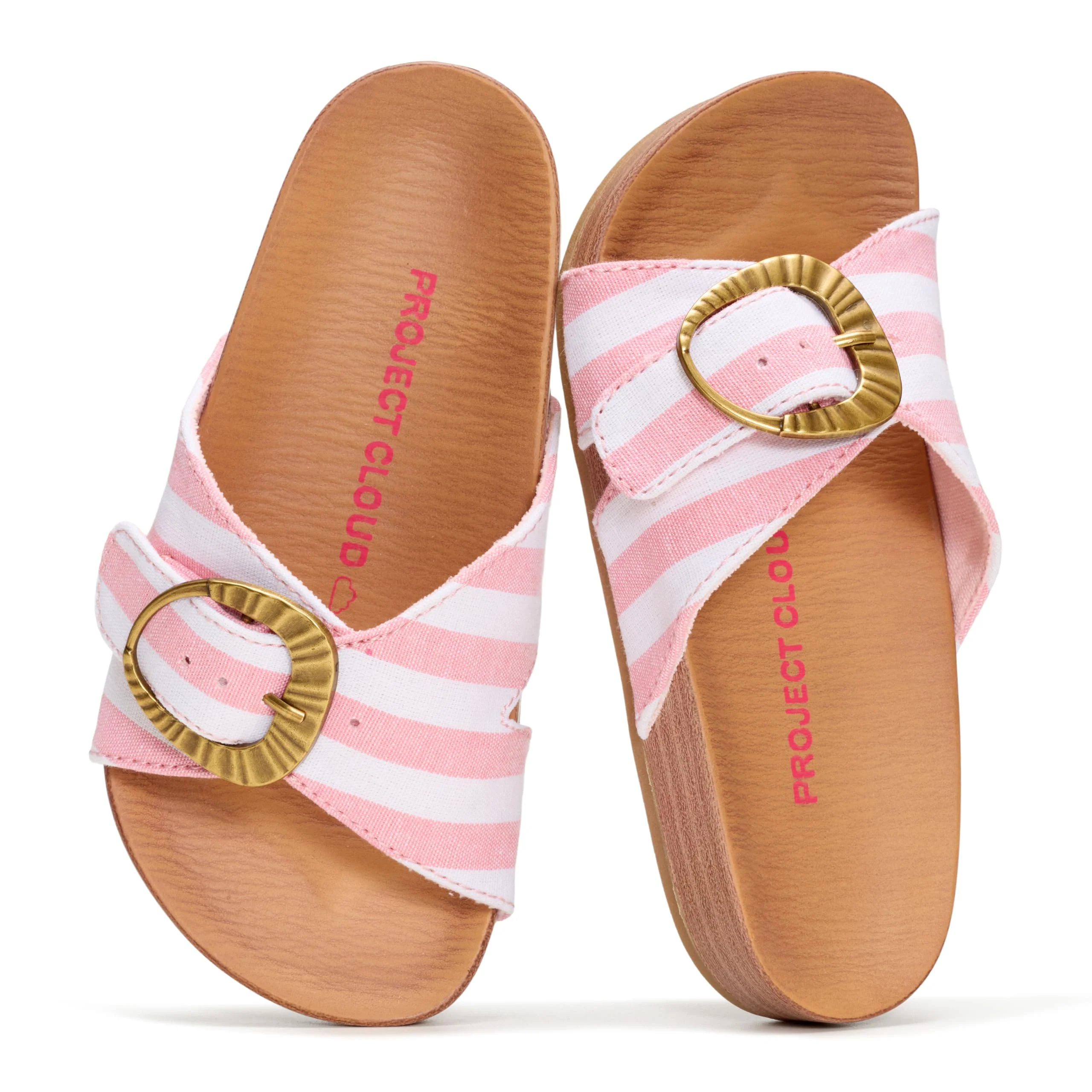 Project Cloud Kids | Eco-Leather Adjustable Buckle Toddler Slides | Plush & Soft Insole | Lightweight | Non-Slip - Beaming Kids - Image 6