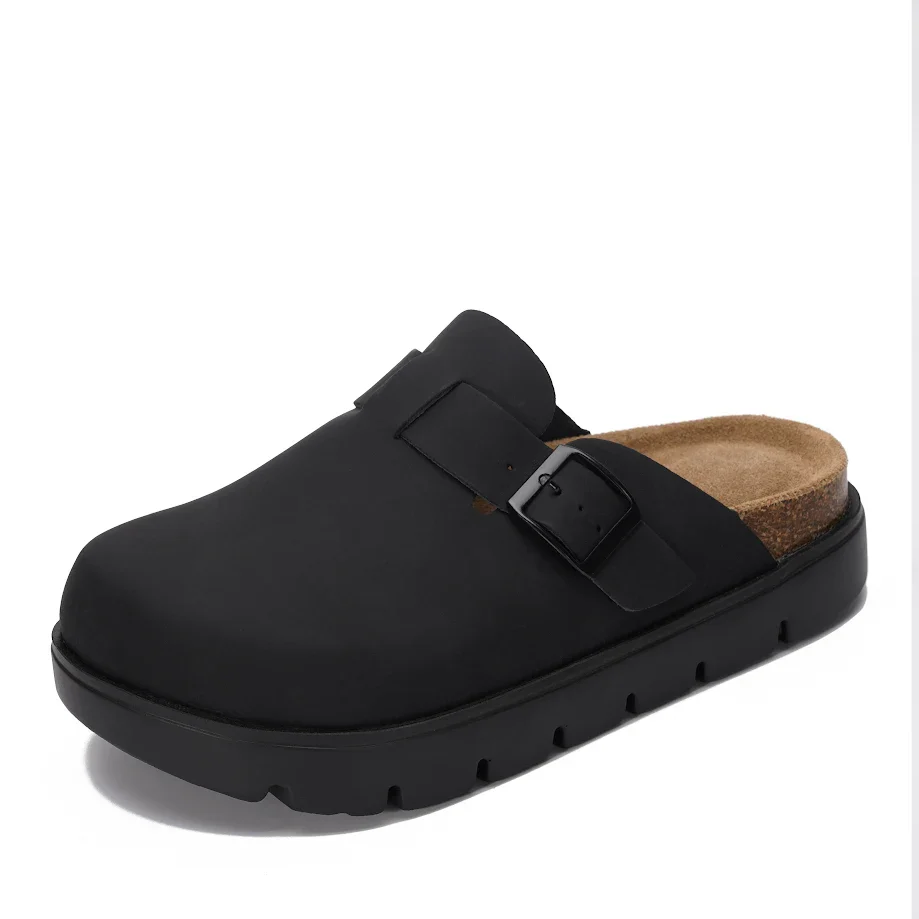 Project Cloud Women's | Genuine Leather Clogs | ProjectPlush | Lightweight | Non-Slip - Benton Chunky - Image 14