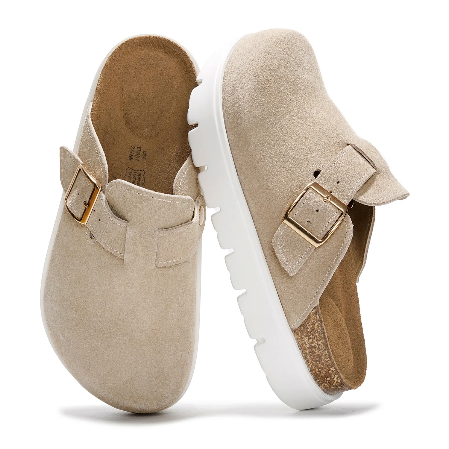 Project Cloud Women's | Genuine Leather Clogs | ProjectPlush | Lightweight | Non-Slip - Benton Chunky - Image 19