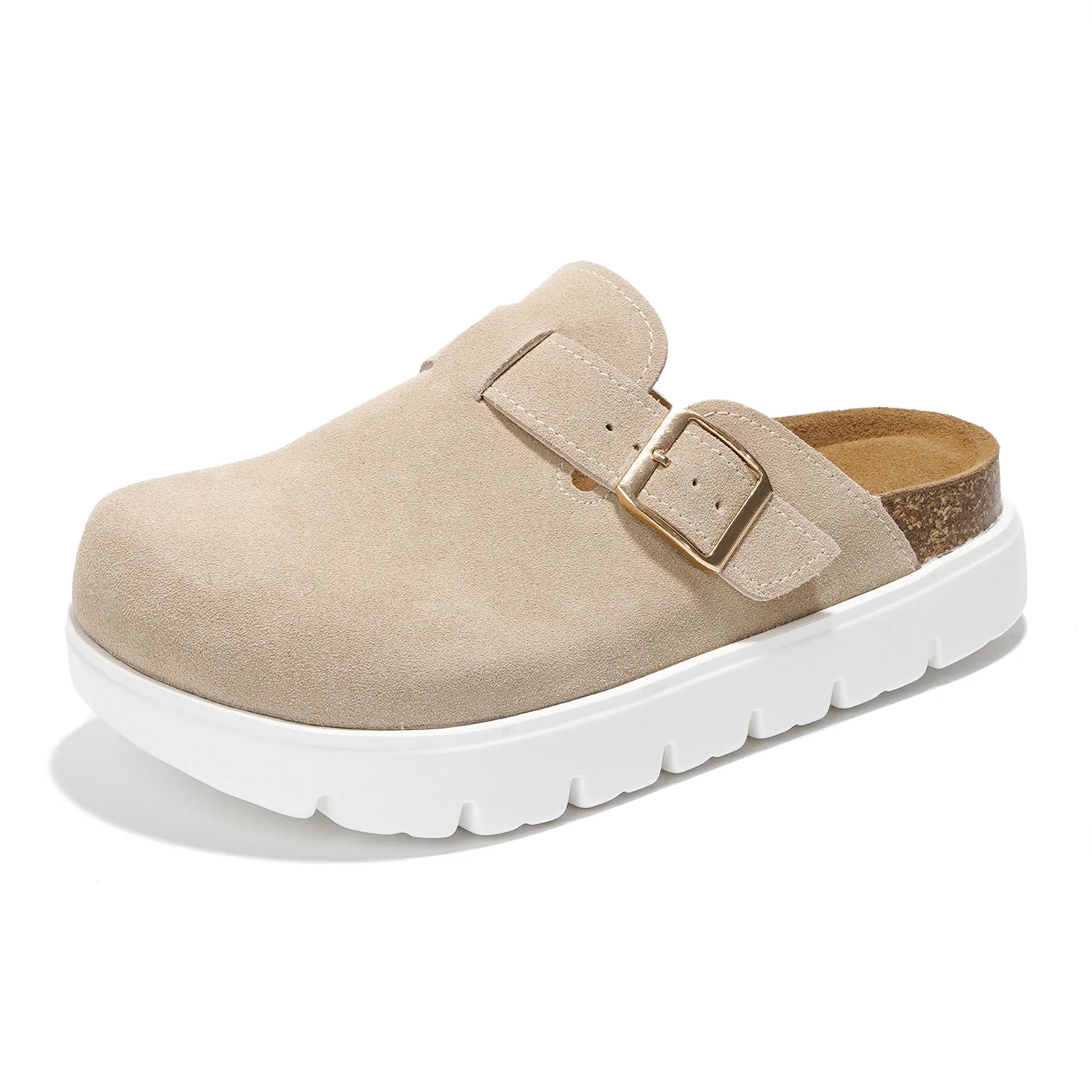 Project Cloud Women's | Genuine Leather Clogs | ProjectPlush | Lightweight | Non-Slip - Benton Chunky - Image 20