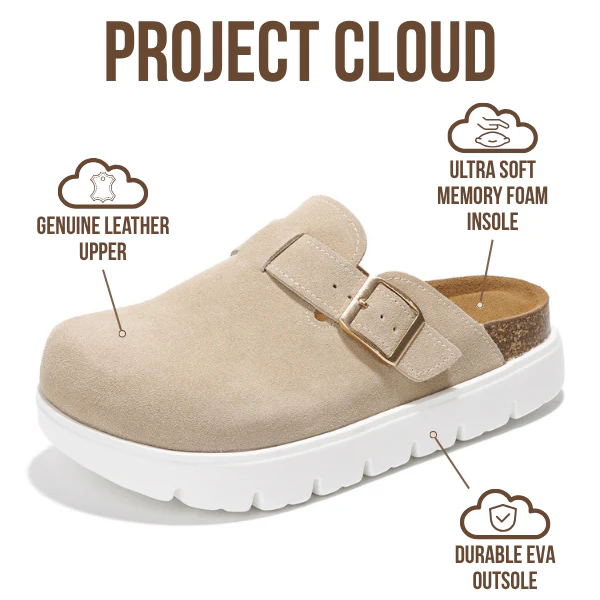 Project Cloud Women's | Genuine Leather Clogs | ProjectPlush | Lightweight | Non-Slip - Benton Chunky - Image 21