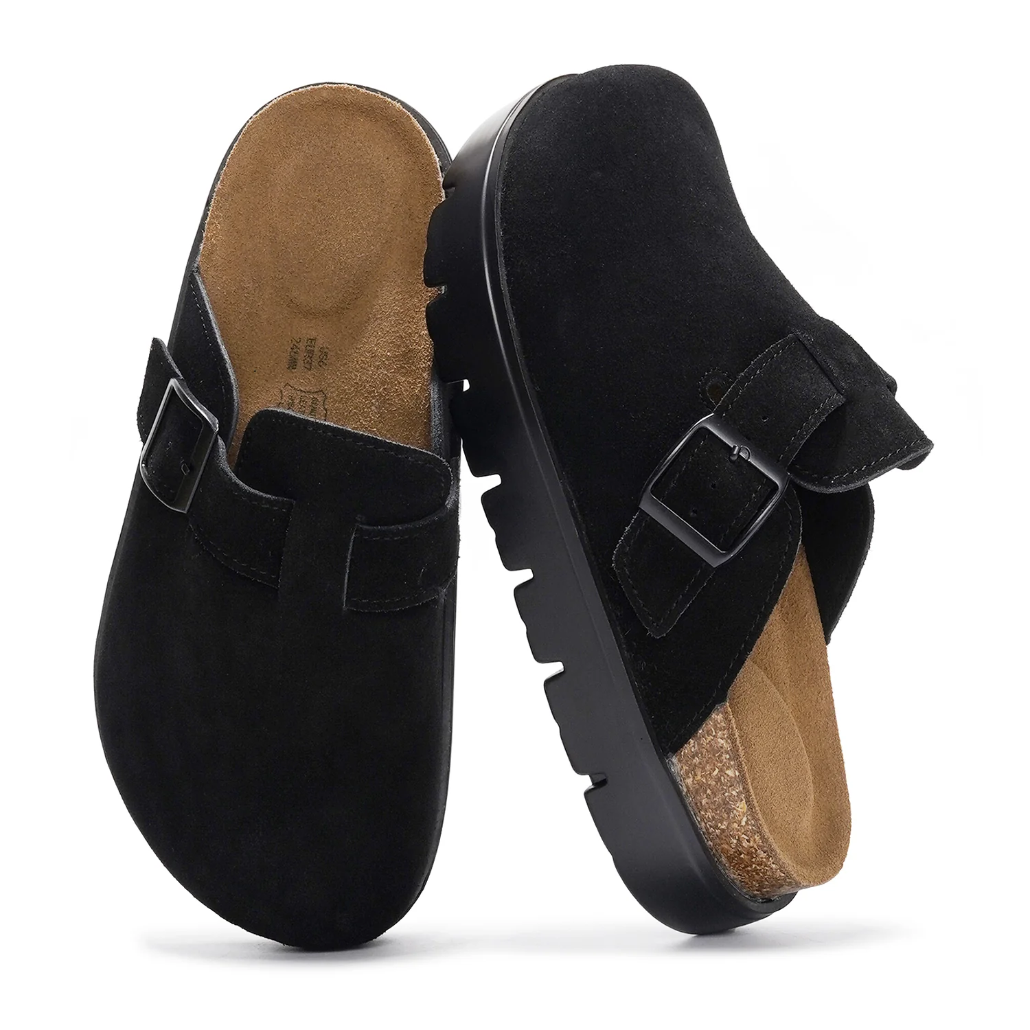 Project Cloud Women's | Genuine Leather Clogs | ProjectPlush | Lightweight | Non-Slip - Benton Chunky - Image 25