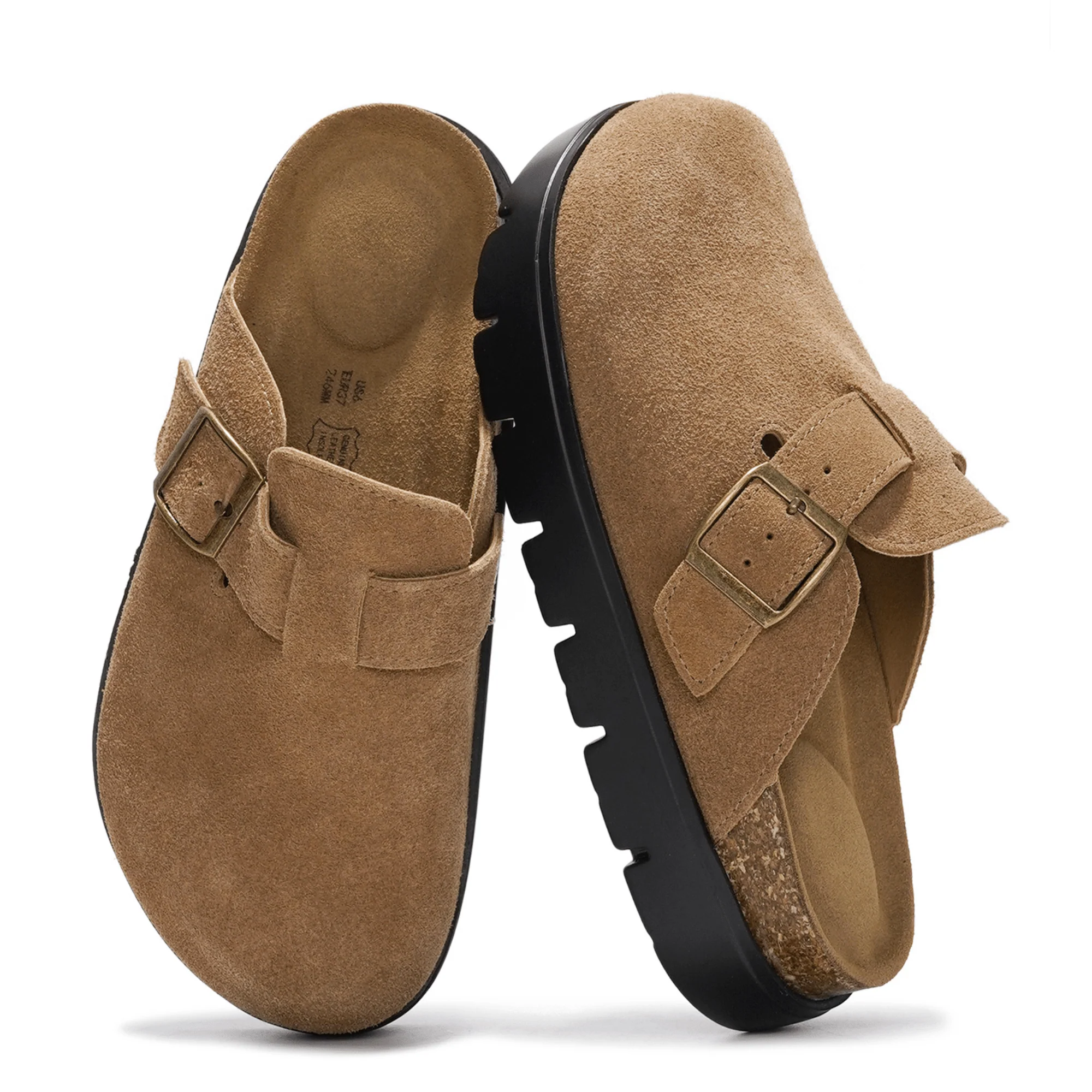 Project Cloud Women's | Genuine Leather Clogs | ProjectPlush | Lightweight | Non-Slip - Benton Chunky - Image 31