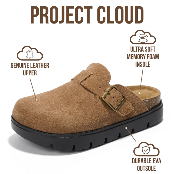 Project Cloud Women's | Genuine Leather Clogs | ProjectPlush | Lightweight | Non-Slip - Benton Chunky - Image 33