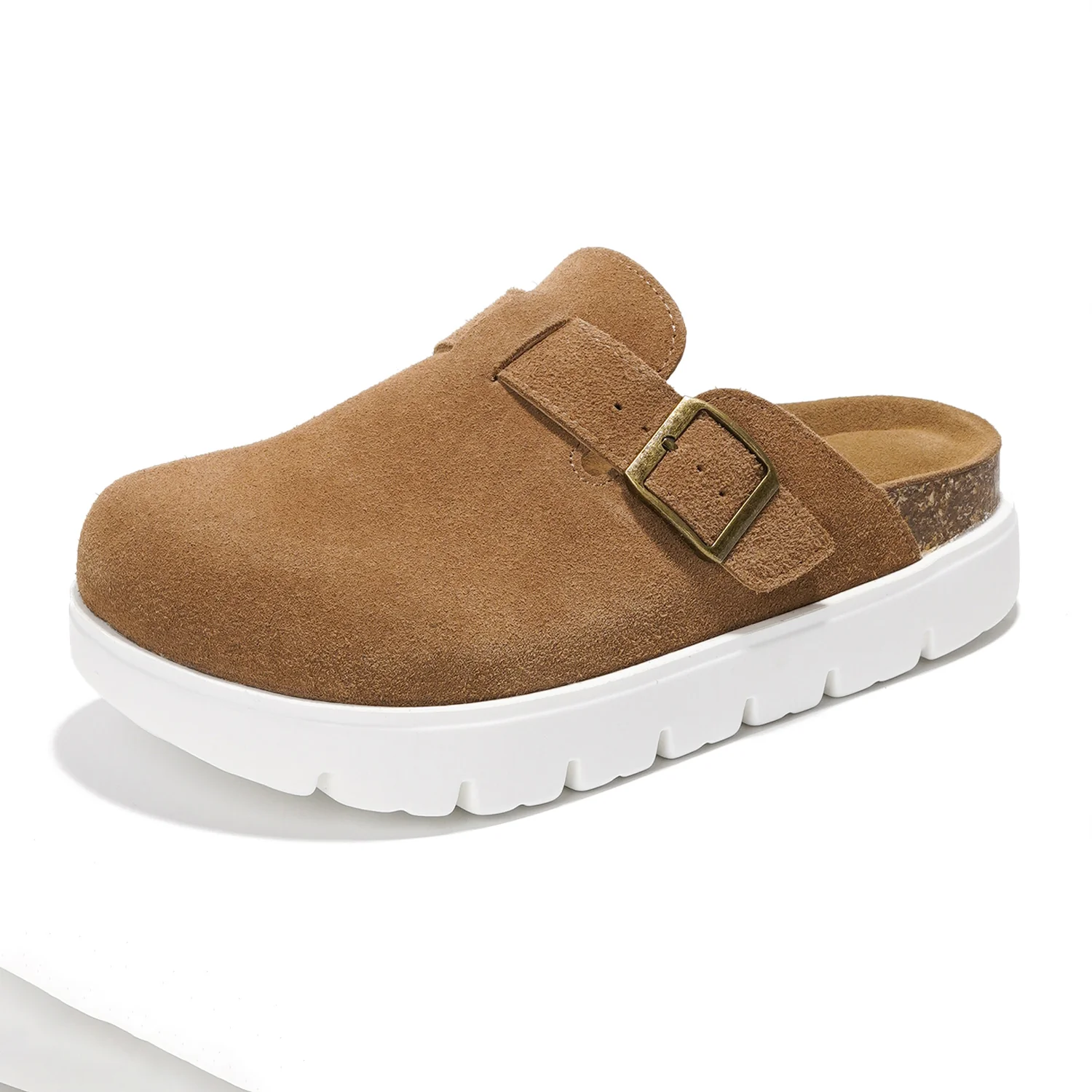 Project Cloud Women's | Genuine Leather Clogs | ProjectPlush | Lightweight | Non-Slip - Benton Chunky - Image 38