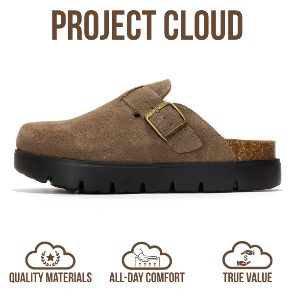 Project Cloud Women's | Genuine Leather Clogs | ProjectPlush | Lightweight | Non-Slip - Benton Chunky - Image 4